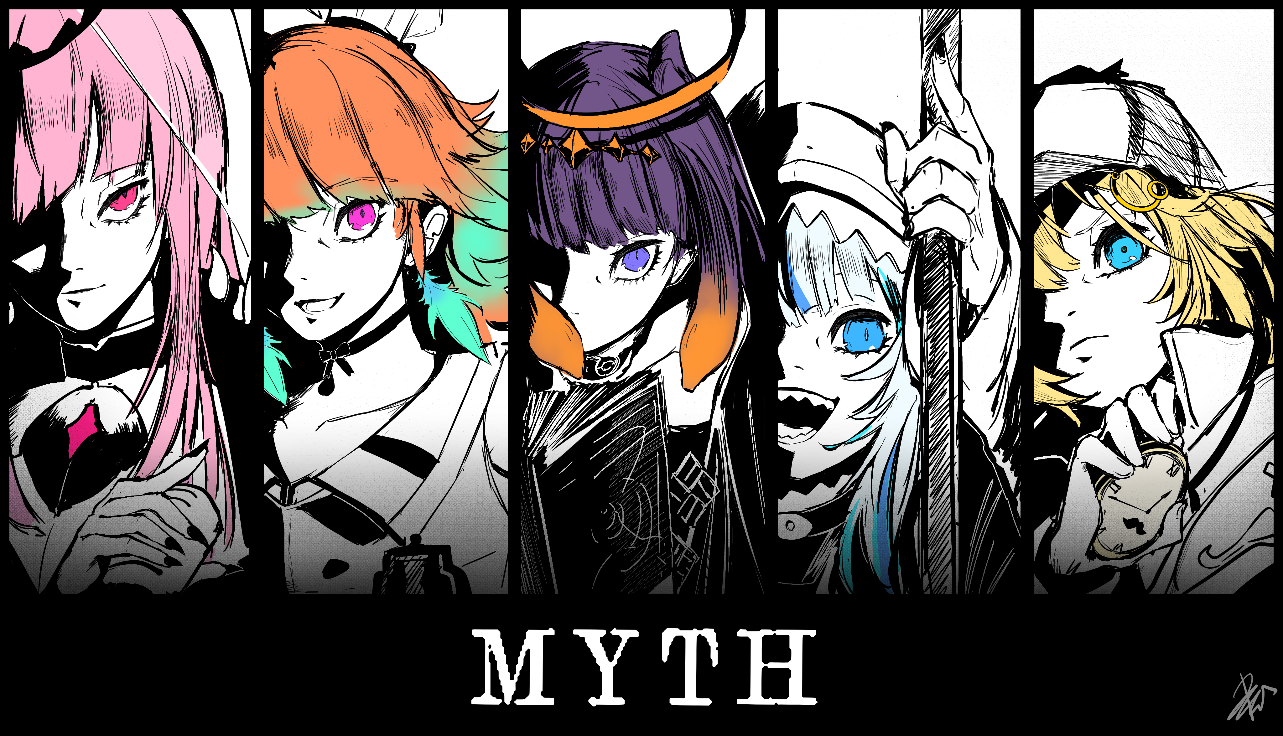 HOLOMYTH (happy 6 Month Anniversary To All Of Us): Hololive