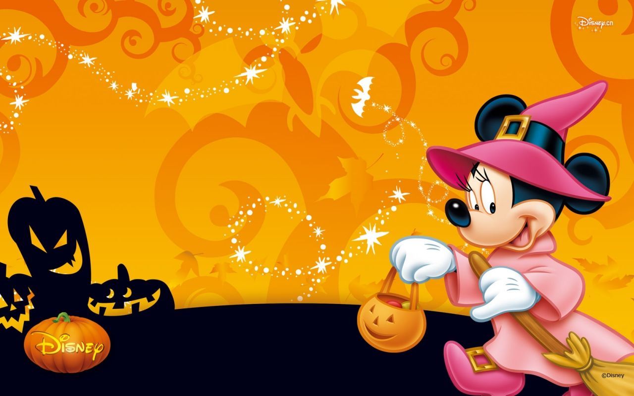 Minnie Mouse Halloween Wallpaper Free Minnie Mouse Halloween Background