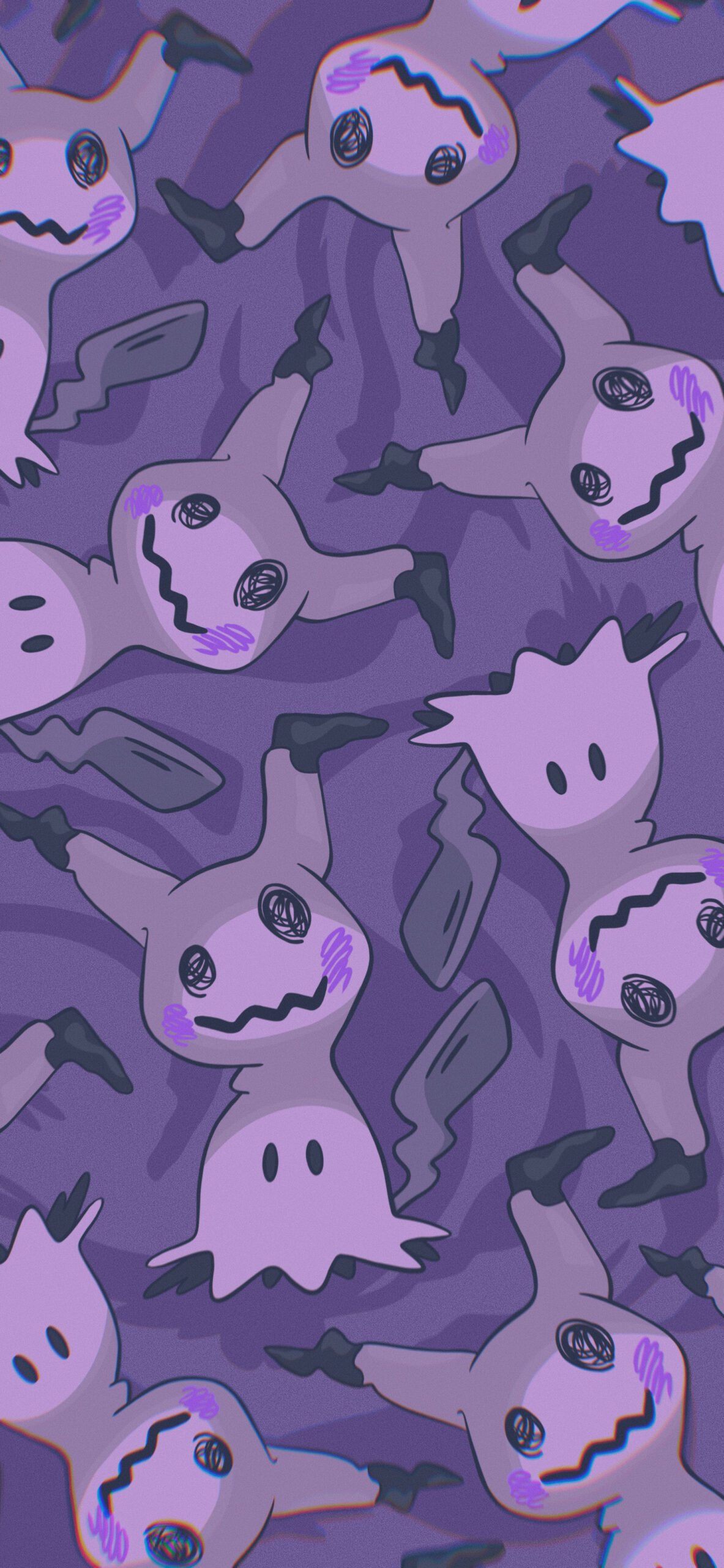 Pokémon Mimikyu Purple Wallpaper