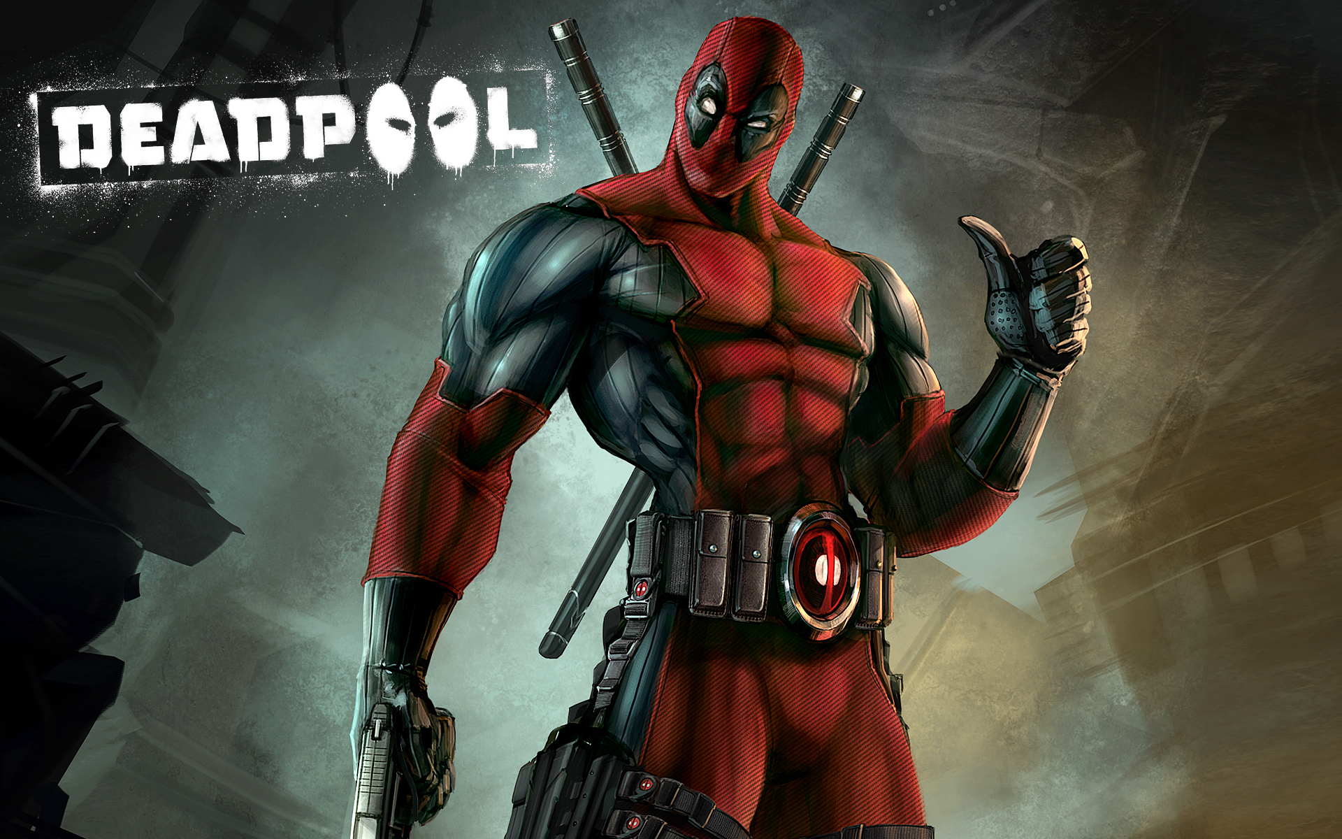 Deadpool Marvel Comics Super Hero Avenger Background Deadpool Superhero