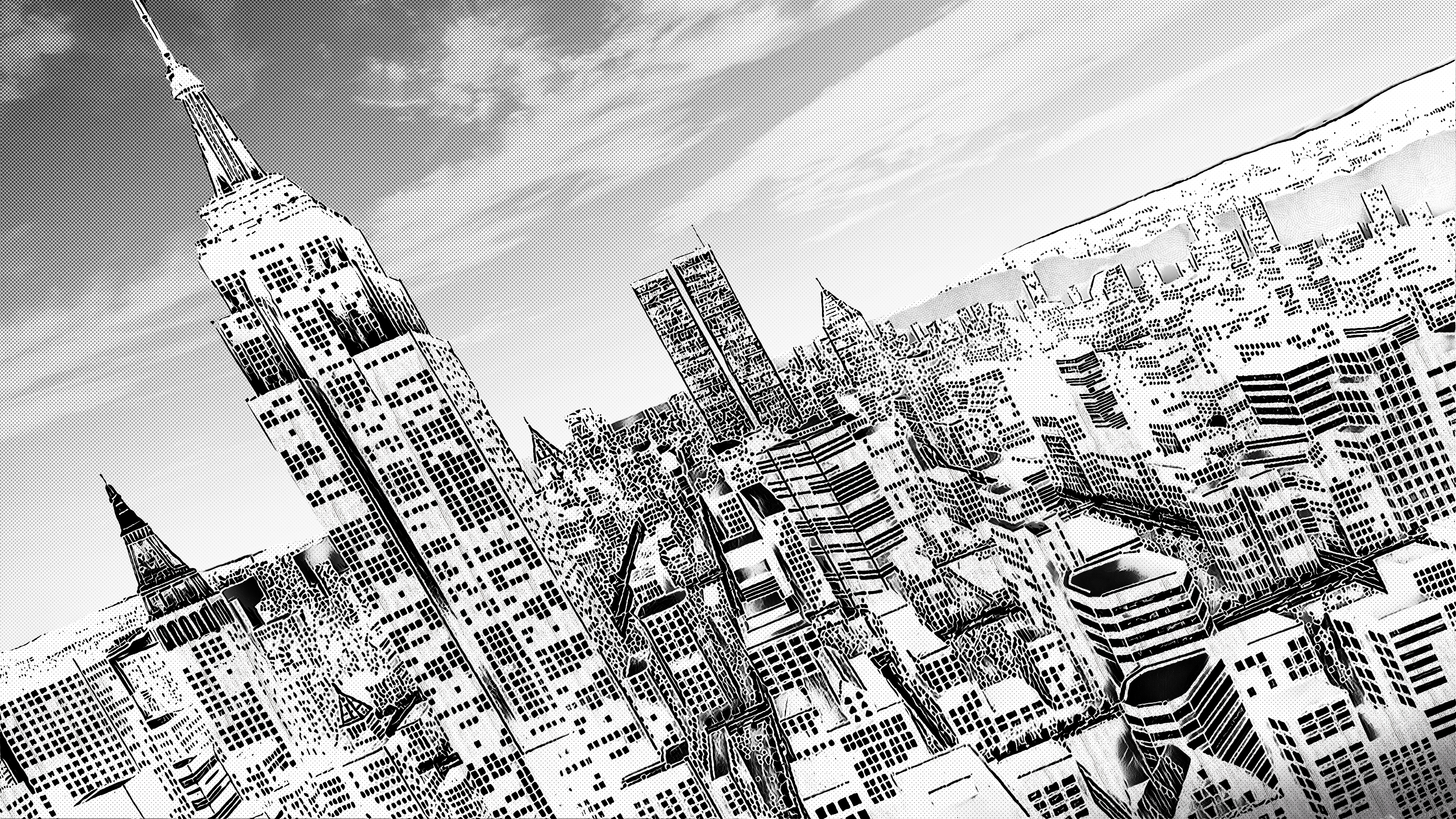 New York Manga Version (Edit by Me) [3840×2160]