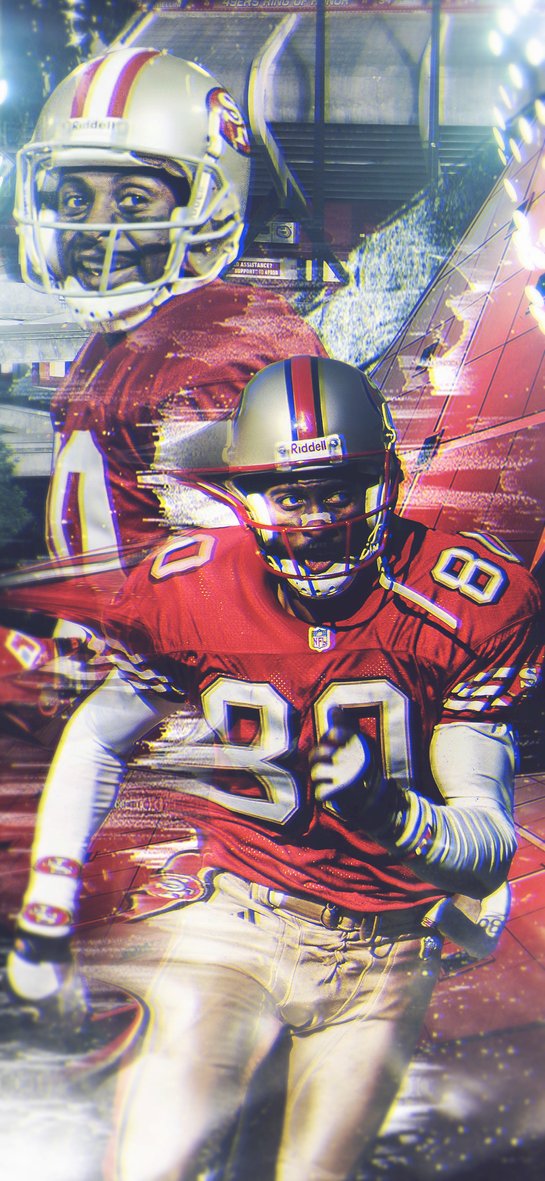 49ERS 4 LIFE - Jerry rice phone wallpaper 