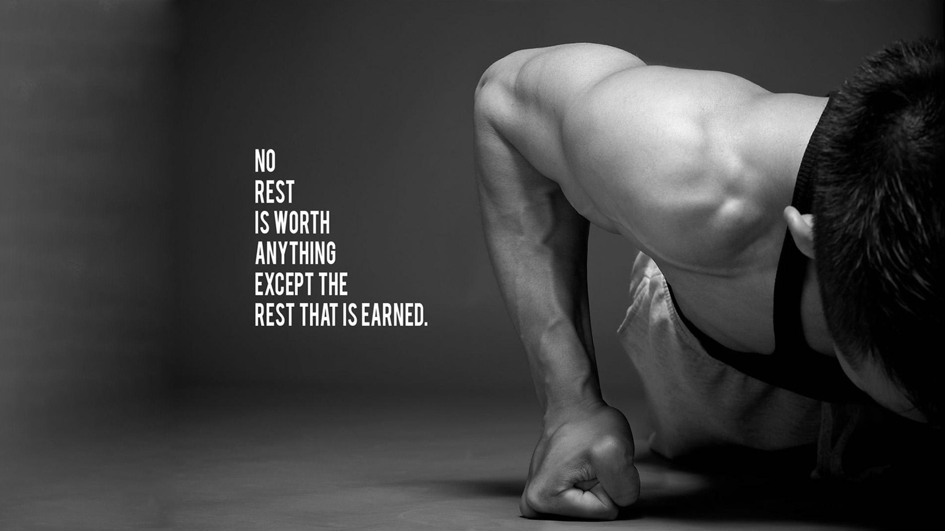 Push Up Workout Sports Poster Wallpaper
