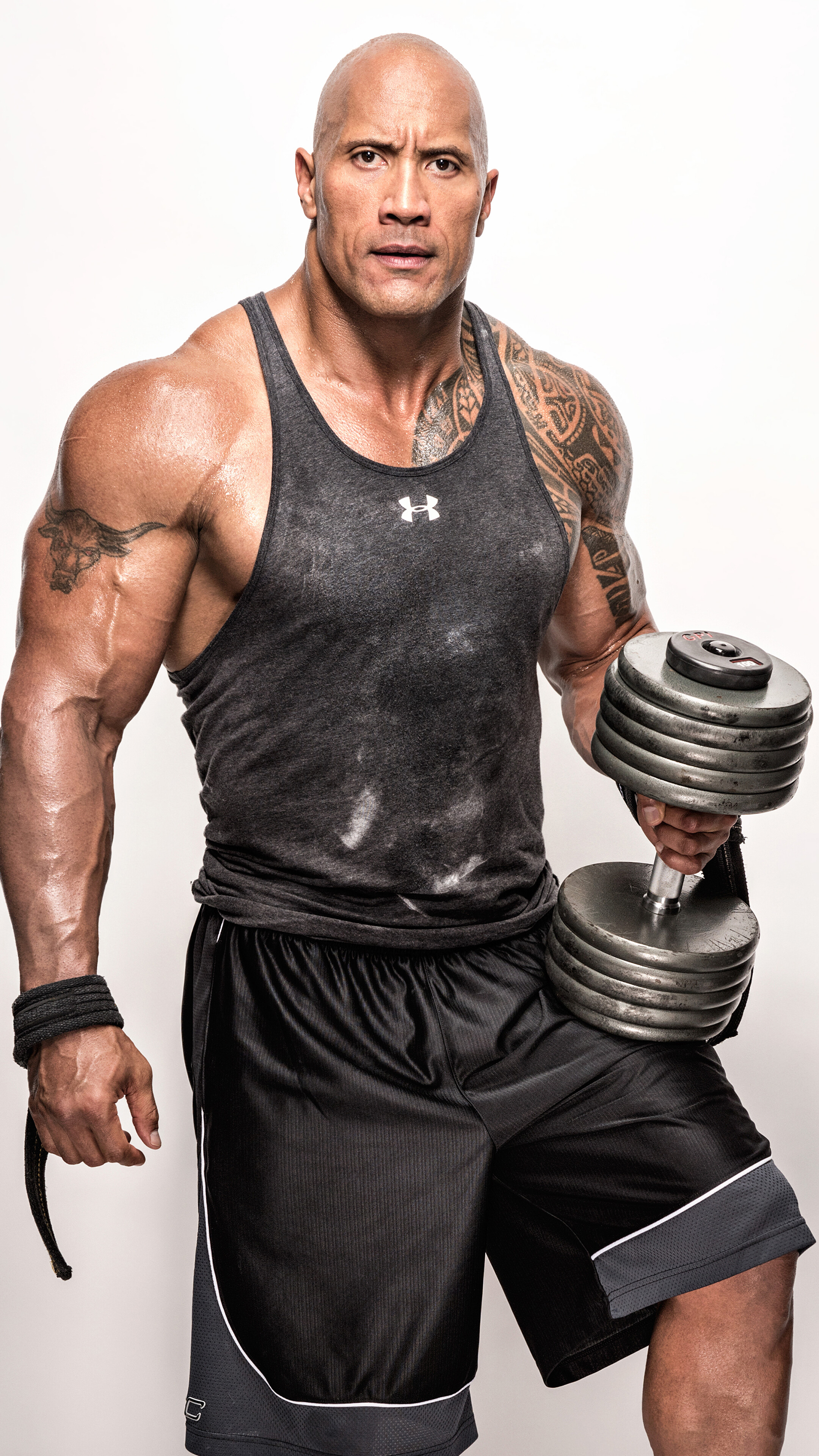 Dwayne, Johnson, Actor, Workout phone HD Wallpaper, Image, Background, Photo and Picture. Mocah HD Wallpaper