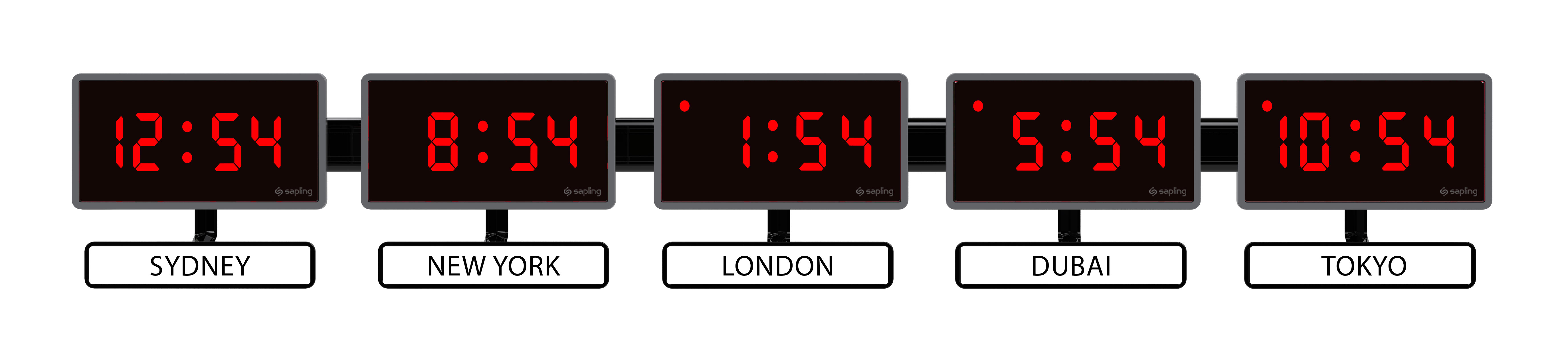 Time Zone Clock wallpaperx1254