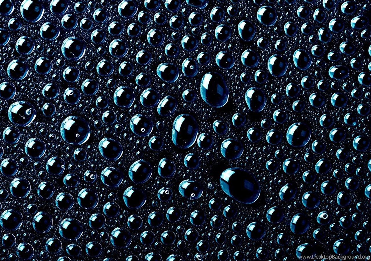 Water Drops Wallpaper Black Desktop Background