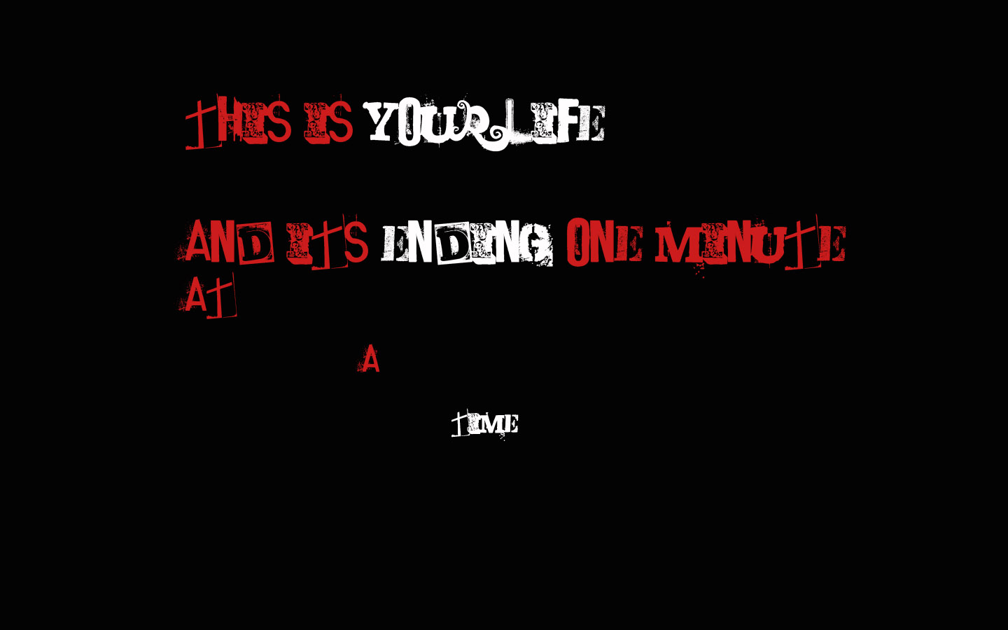 dark, Horror, Time, Red, Quote Wallpaper HD / Desktop and Mobile Background