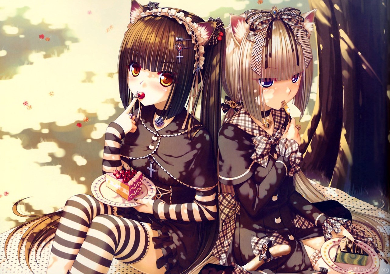 Cute Anime Girl Wallpaper, Sisters HD Wallpaper Desktop Background