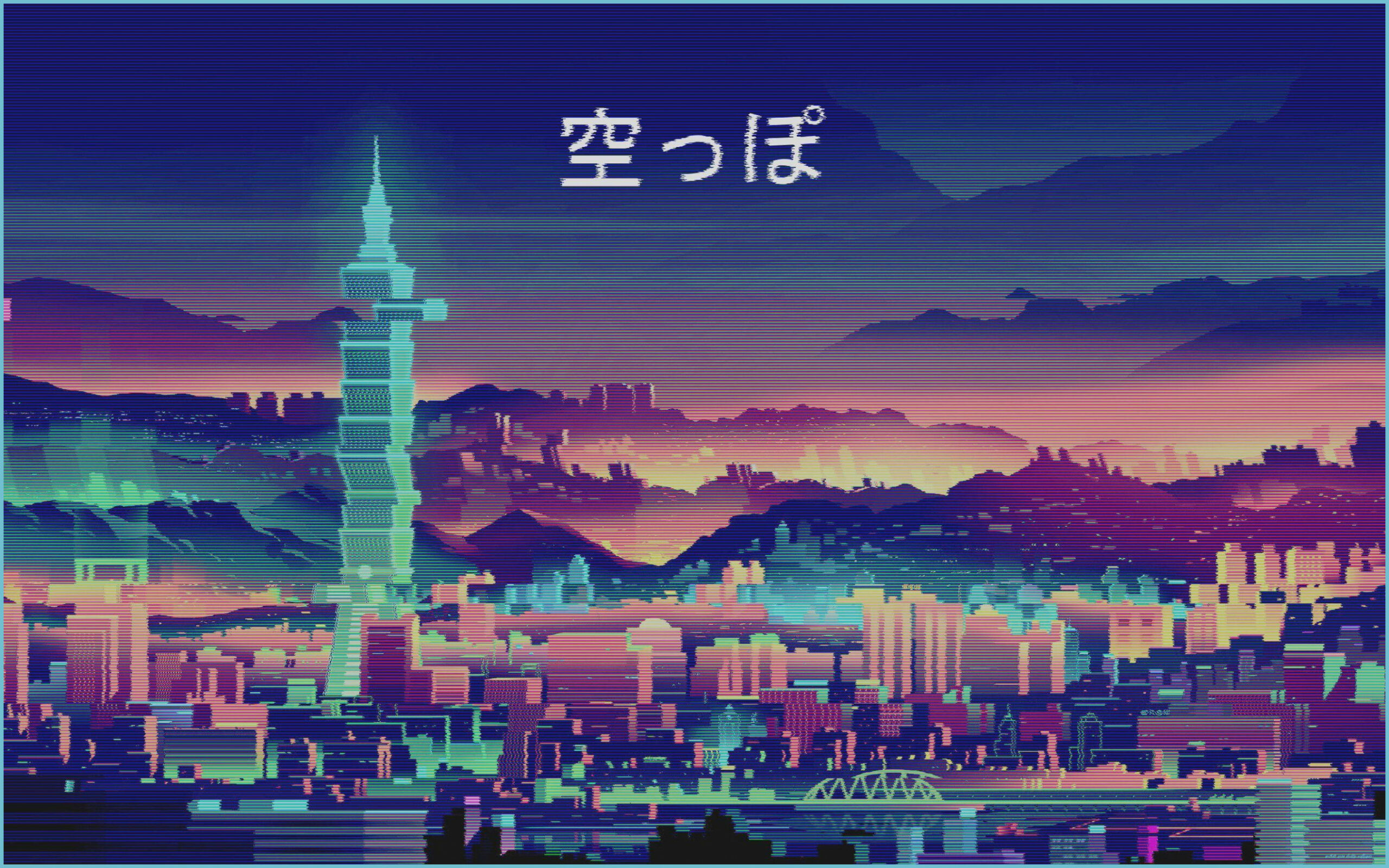 Anime Aesthetic City Wallpaper Anime Desktop Wallpaper