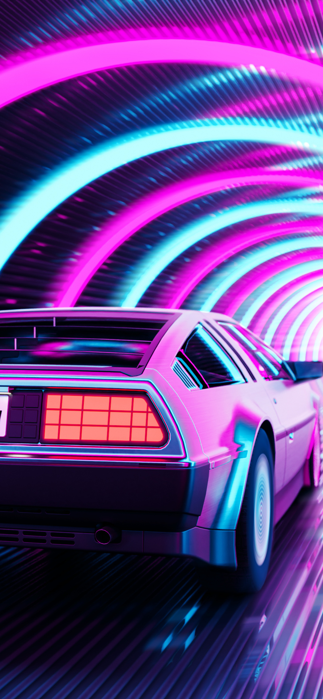 Retro Delorean 4k iPhone XS, iPhone 10, iPhone X HD 4k Wallpaper, Image, Background, Photo and Picture