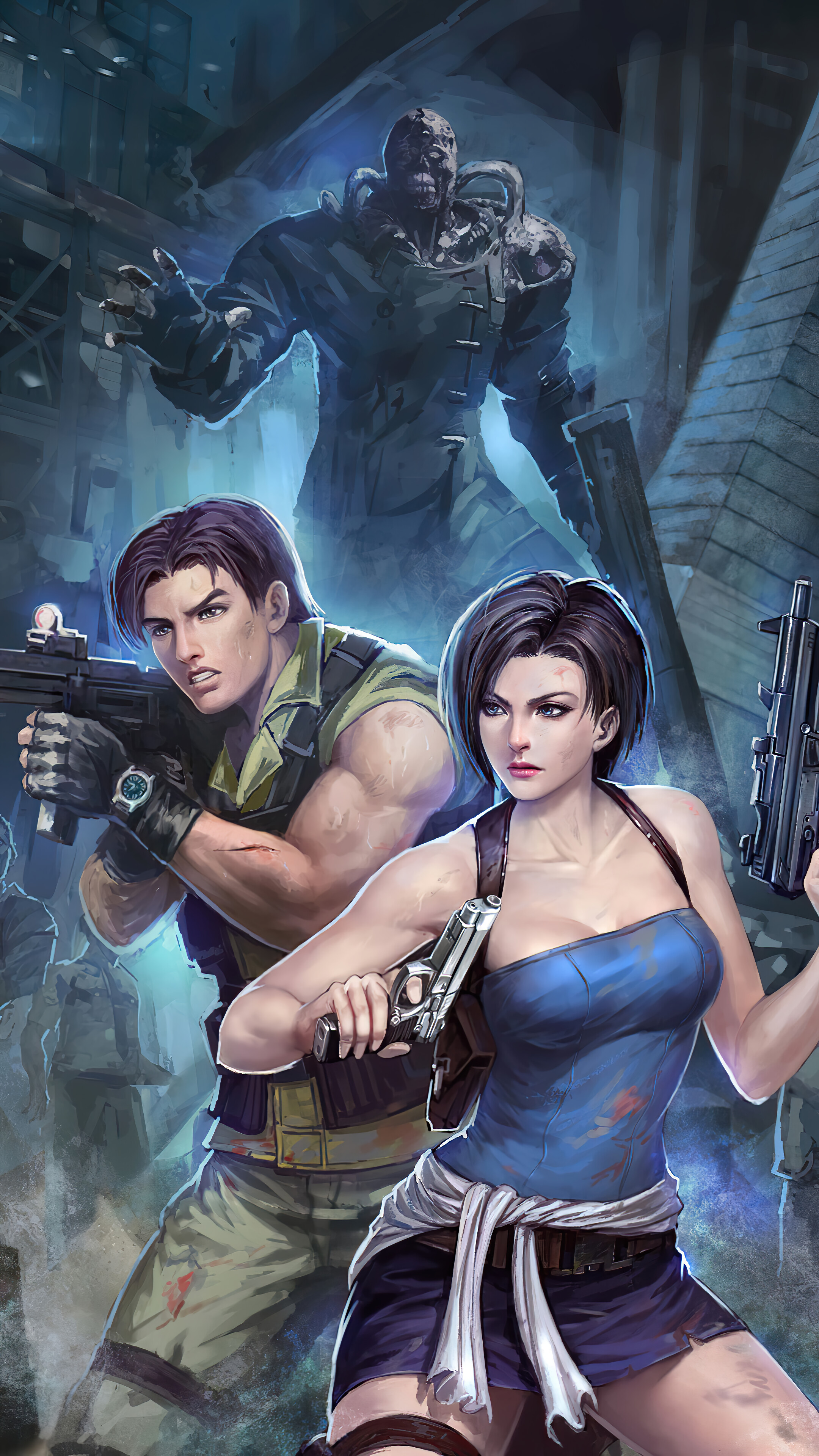 Leon Resident Evil 4 Remake 2023 Gaming Poster 4K Ultra HD Mobile Wallpaper