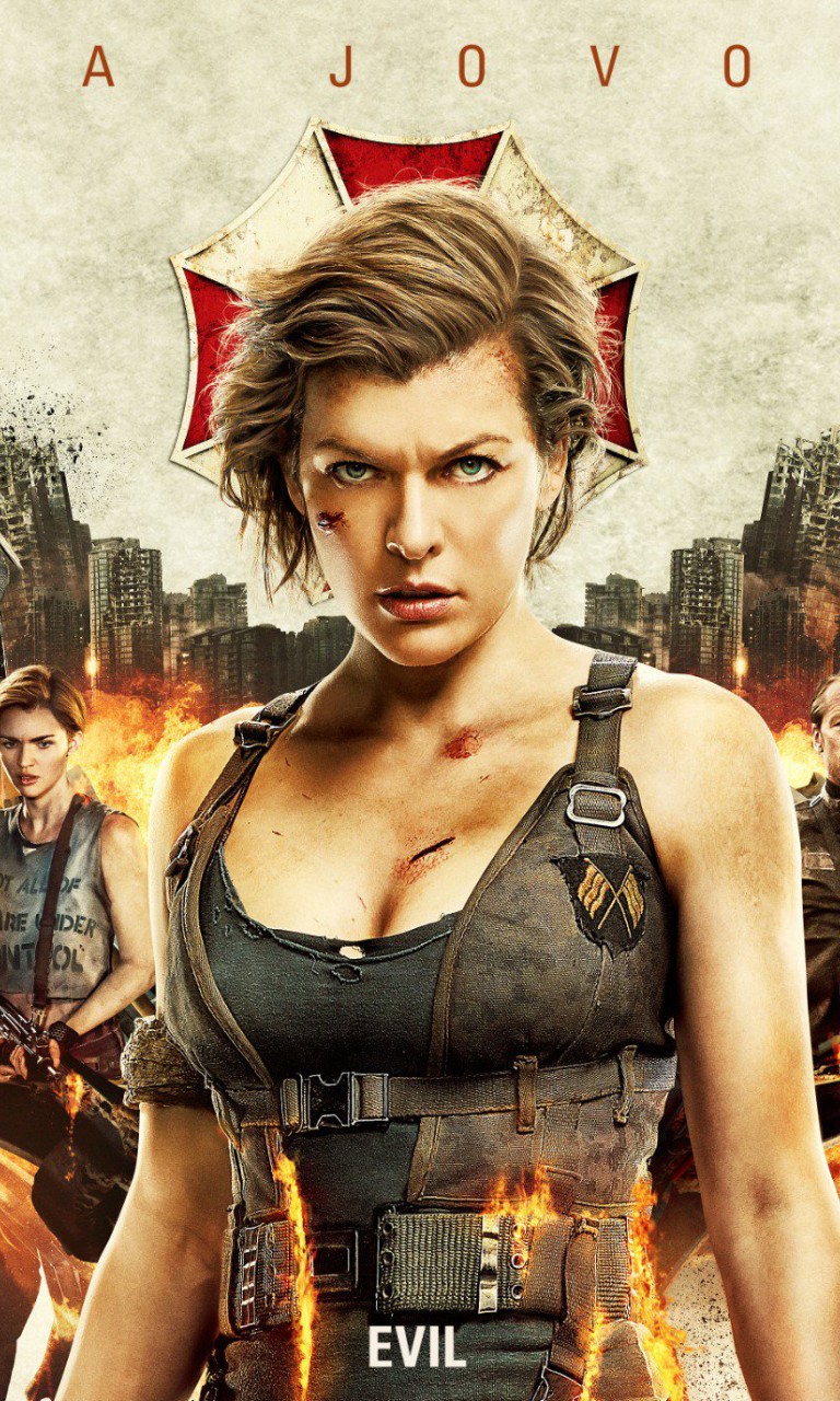 Resident Evil The Final Chapter Wallpaper for Desktop and Mobiles 768x1280