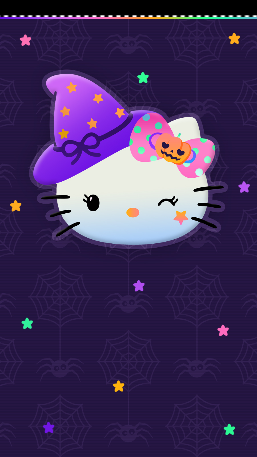 ♡ Cute Walls ♡: Hello kitty Halloween wallpaper set