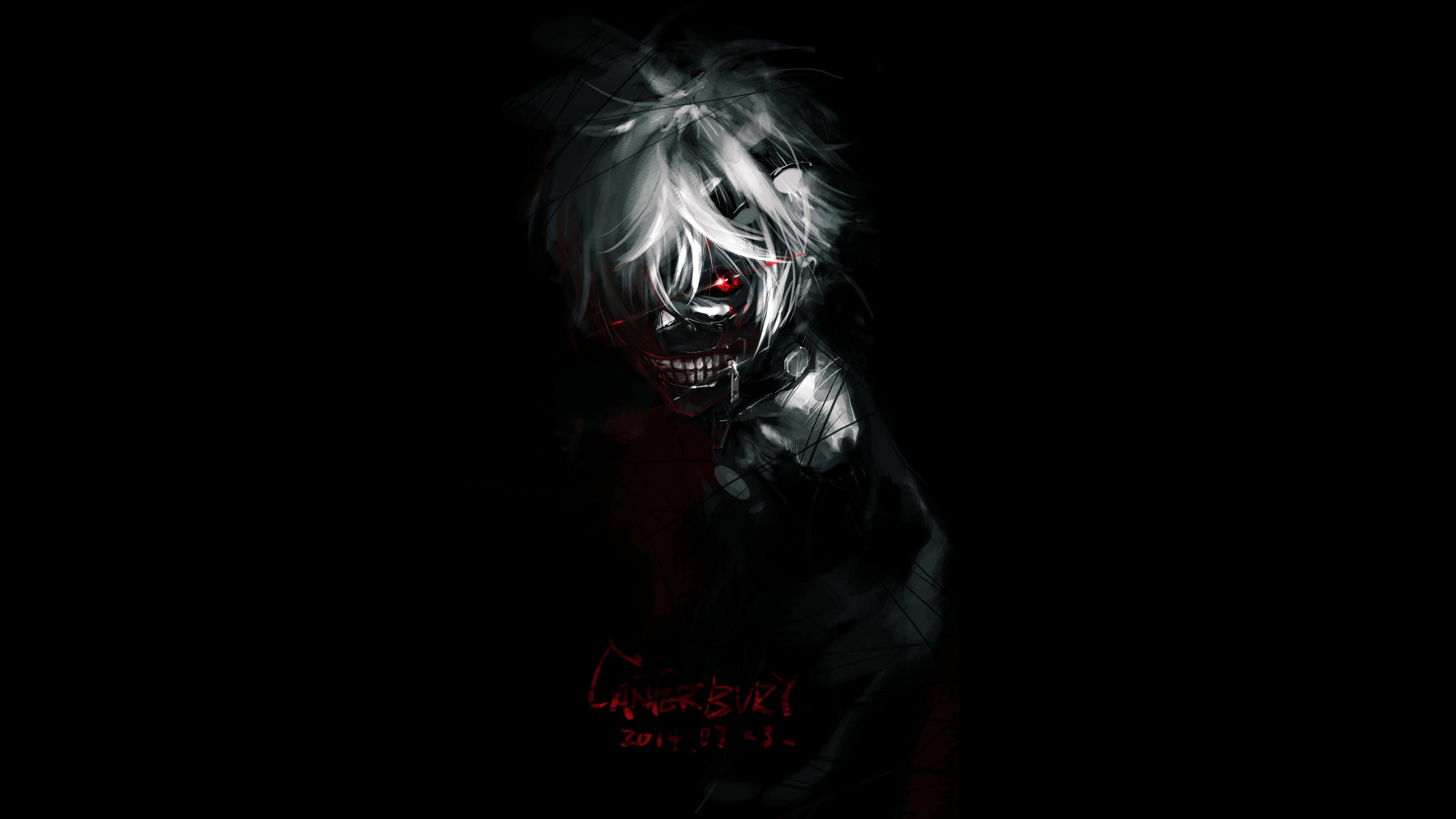 Download A terrifying horror anime boy ready to fight Wallpaper   Wallpaperscom