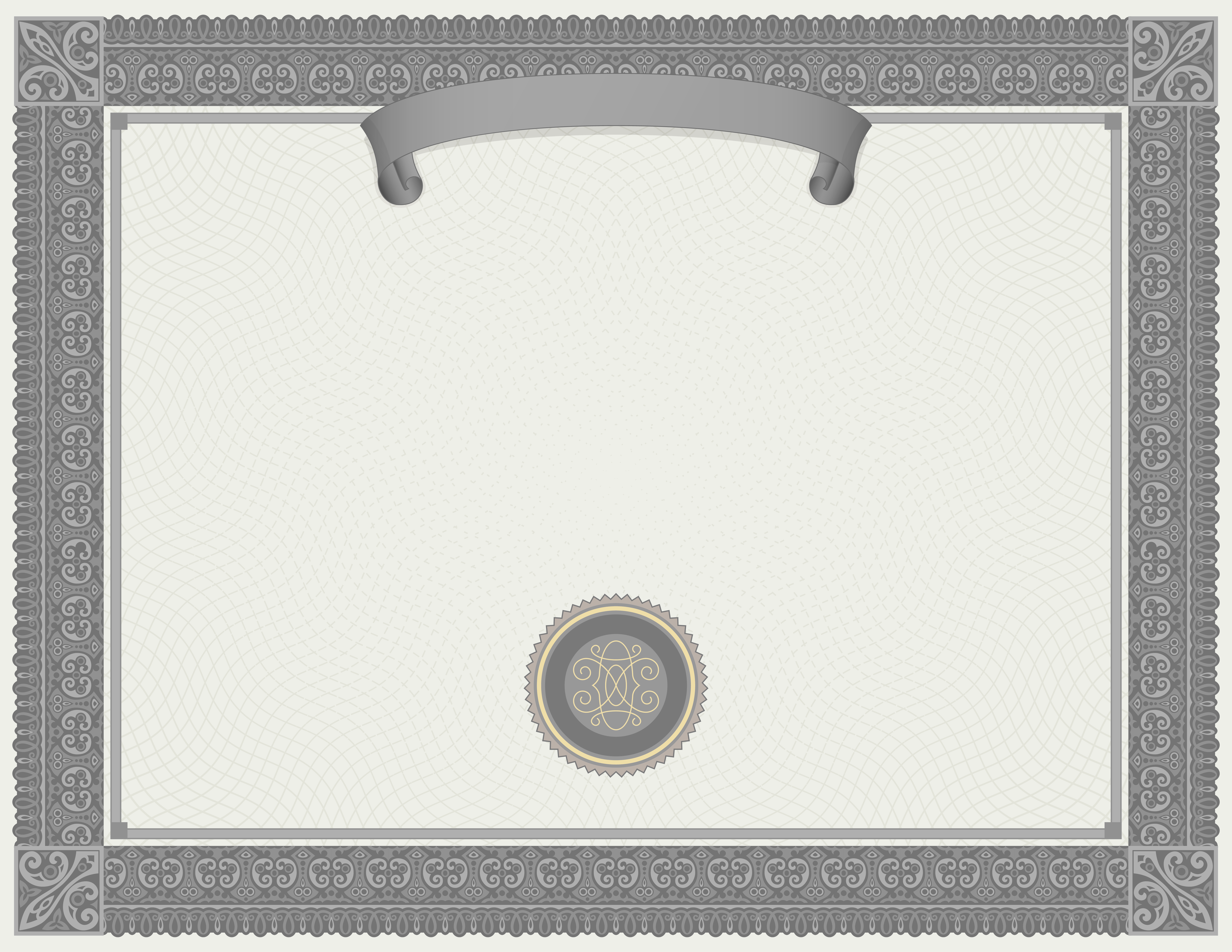 Grey Certificate PNG Image​-Quality Image and Transparent PNG Free Clipart