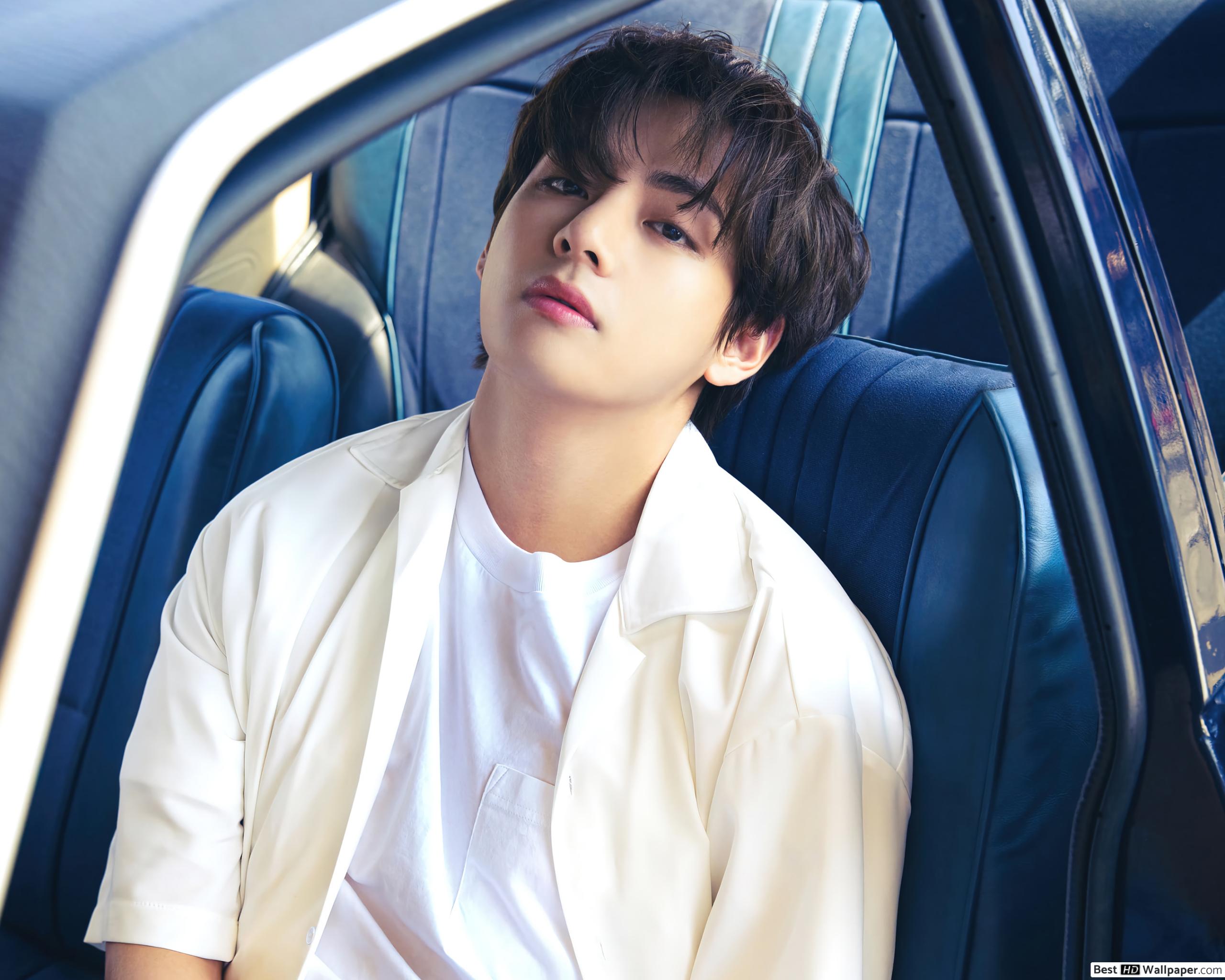 2021) BTS 'V' (Kim Tae Hyung) In 'Butter' MV Shoot HD Wallpaper Download