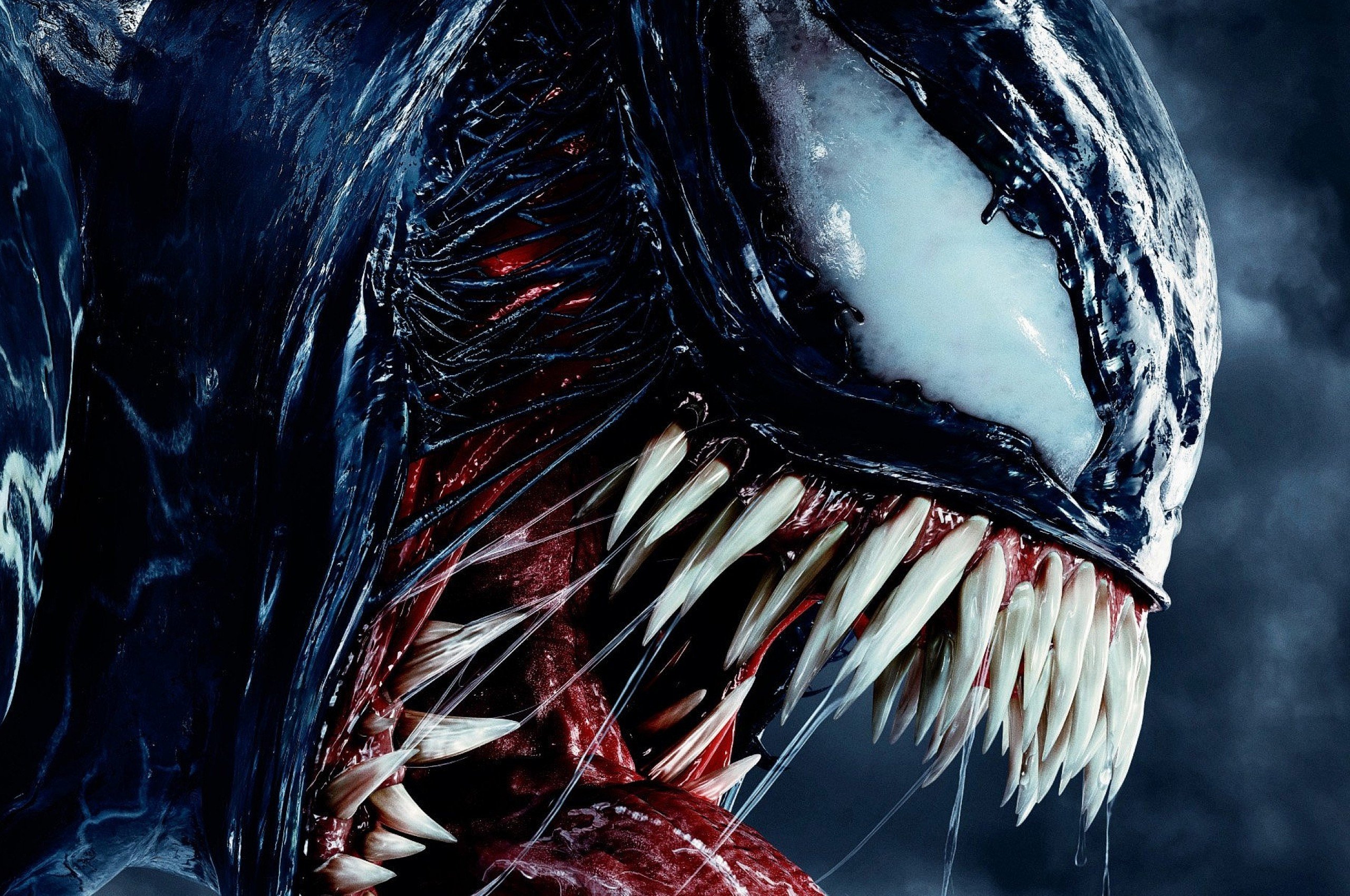 Download 2560x1700 Venom, Scary, Teeth Wallpaper for Chromebook Pixel