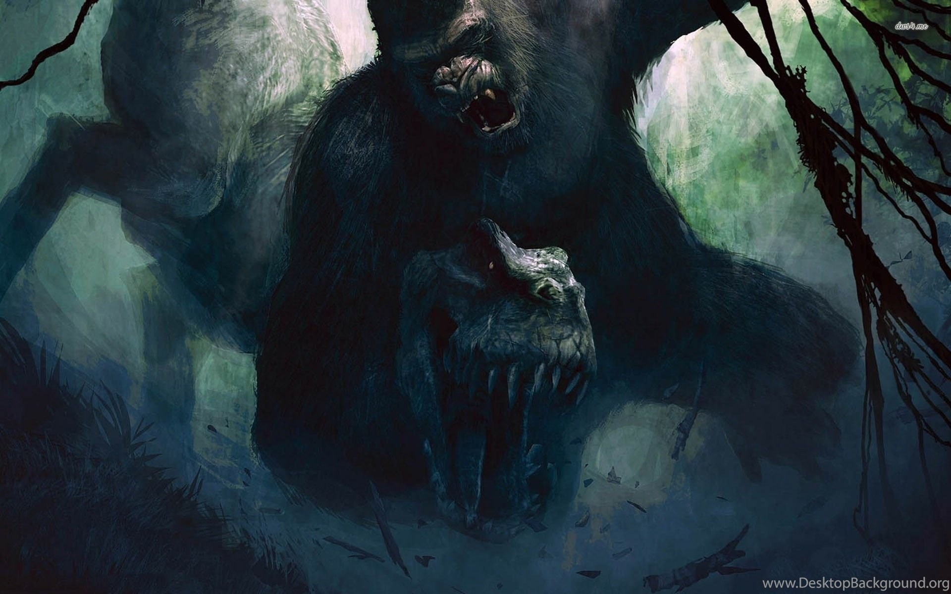 Peter Jackson's King Kong The Official Game Of The Movie. Desktop Background