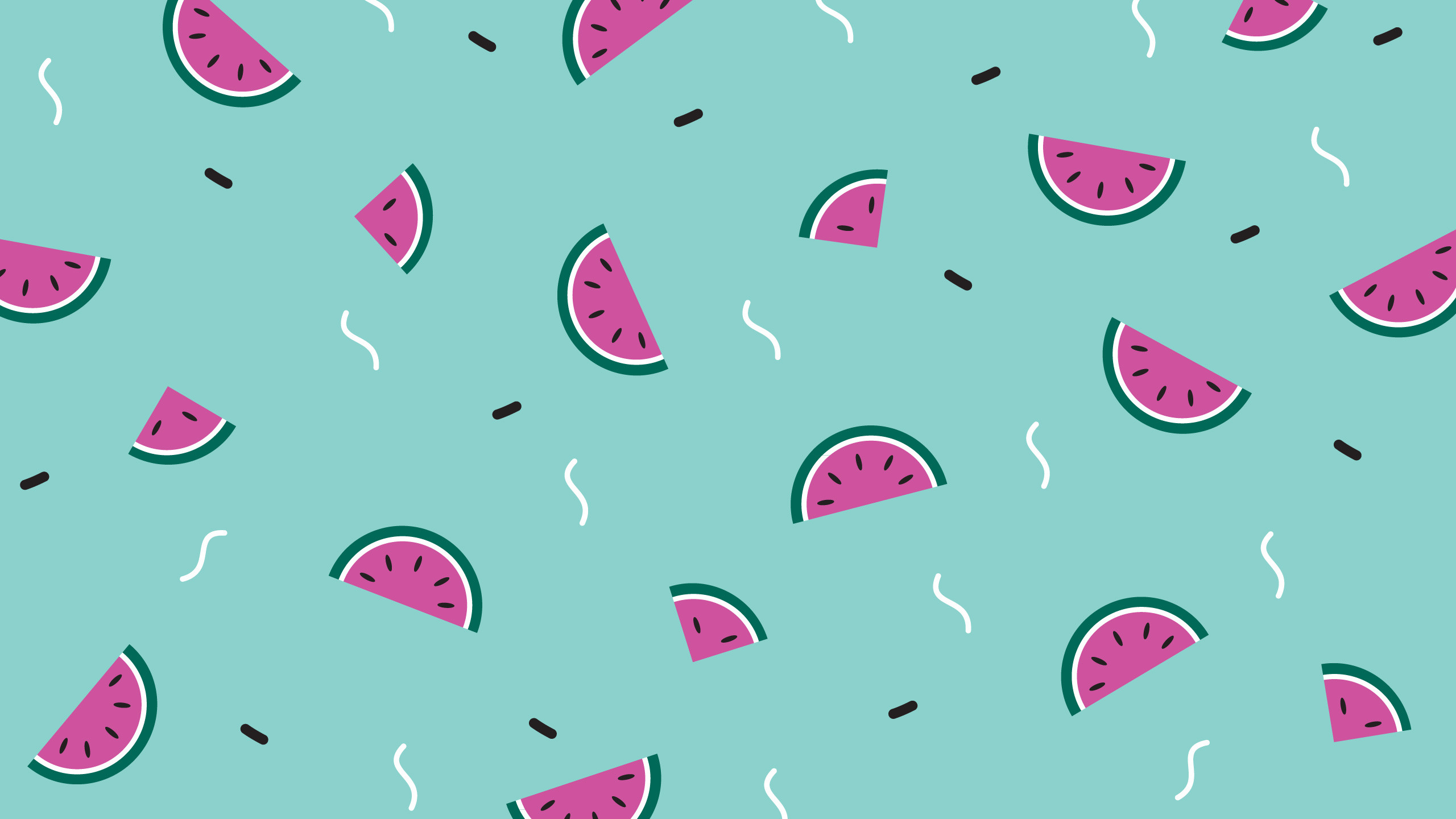 Beautiful Cute Kawaii Watermelon Wallpaper image