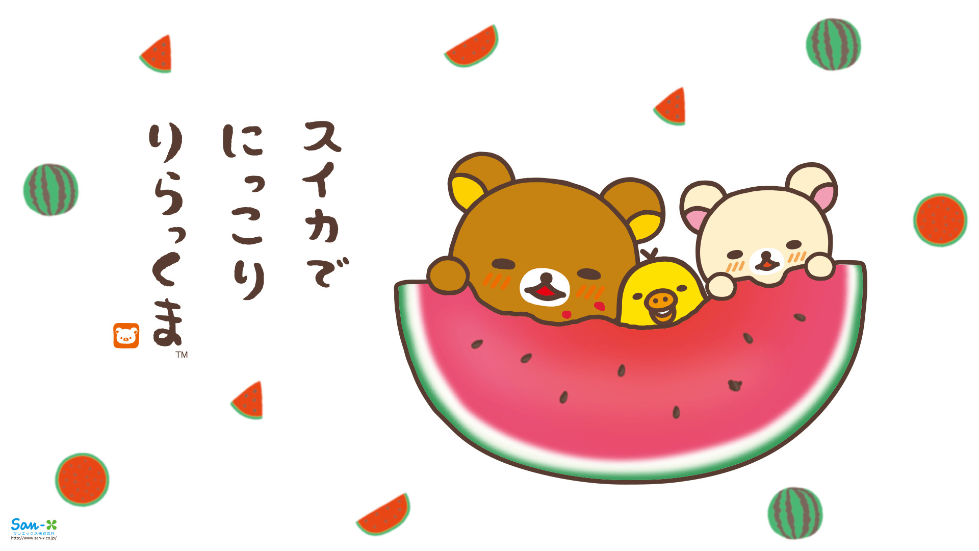 Rilakkuma Watermelon Wallpaper Data Src Cute Wallpaper For Laptop HD Wallpaper