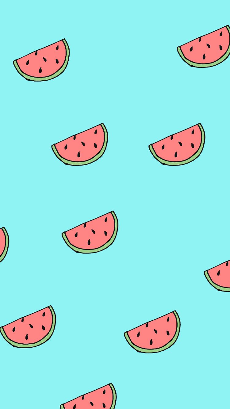 Free Desktop Wallpaper Watermelon (750×1334). Watermelon Wallpaper, Wallpaper Iphone Cute, Vintage Flowers Wallpaper