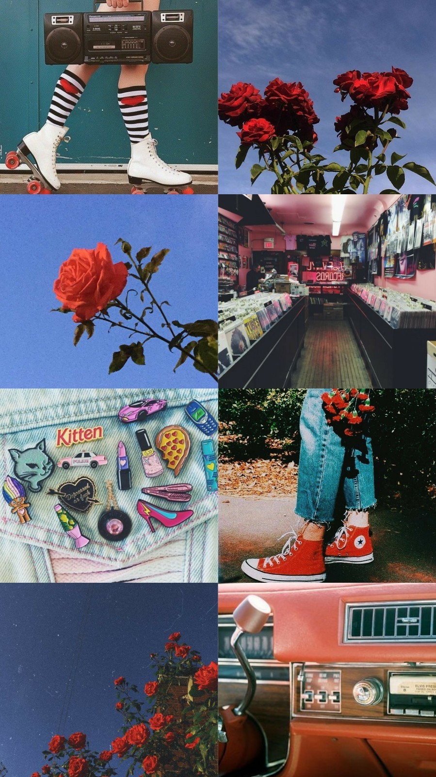 Vintage With Roses Aesthetic