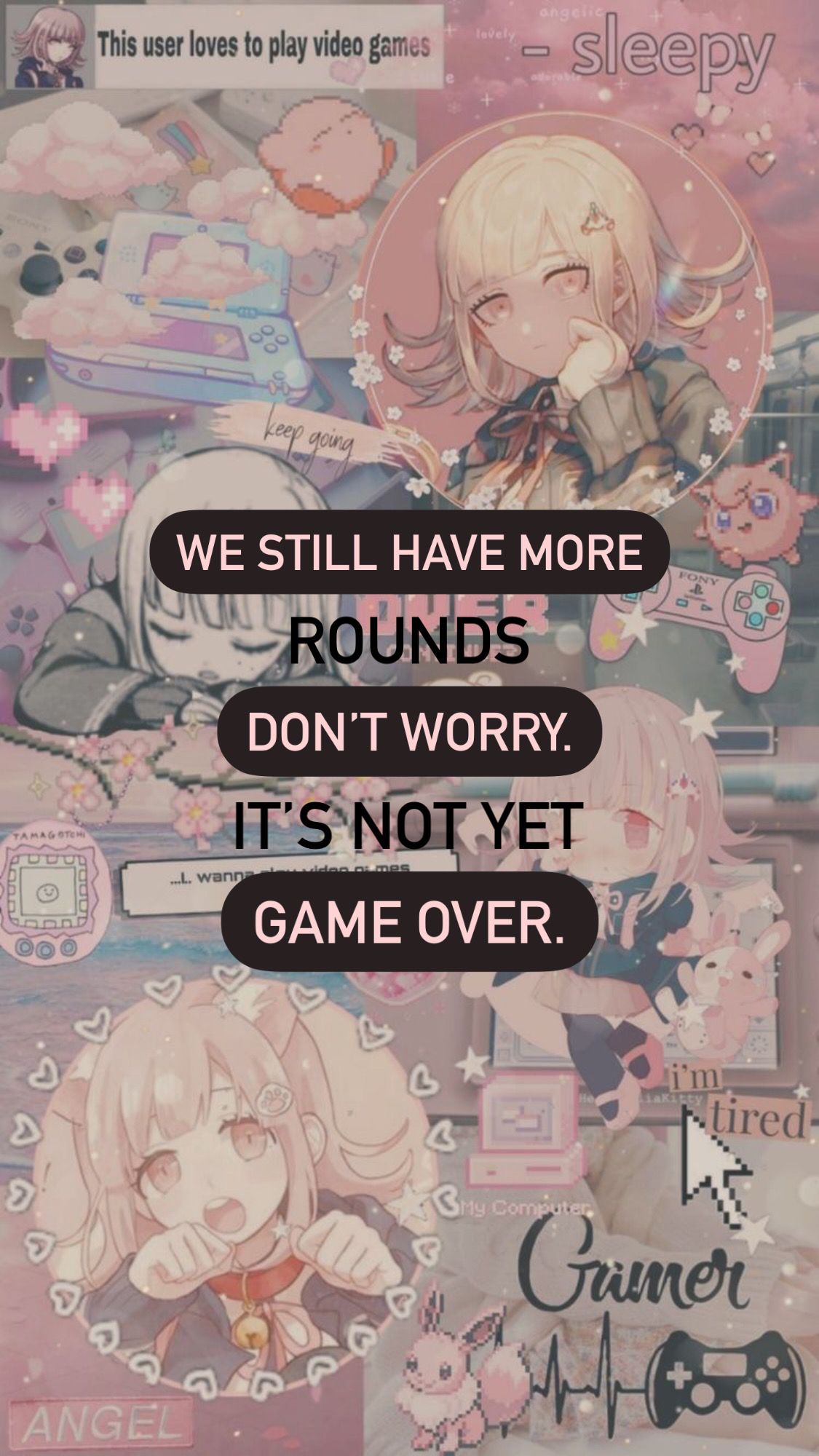 We still have more rounds. Don't worry. It's not yet game over.”. Nanami chiaki, Danganronpa, Nanami