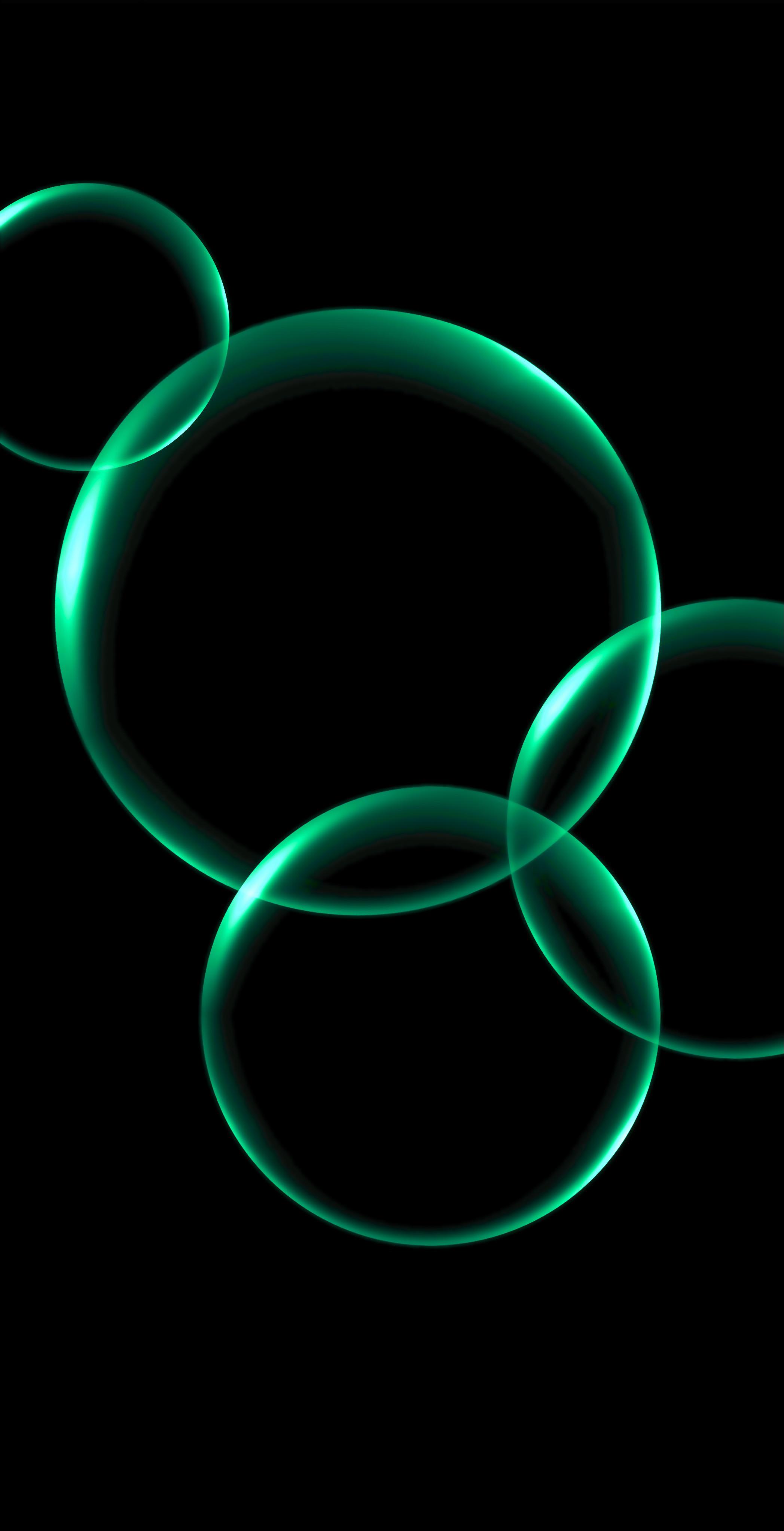 Black background green bubbles idk how to make it oled optimized - iphonexwallpaper