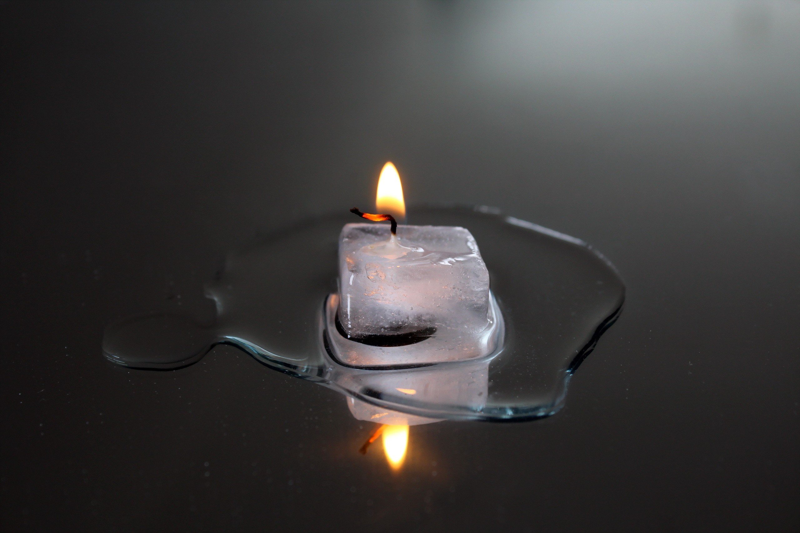 ice, Water, Candles Wallpaper HD / Desktop and Mobile Background