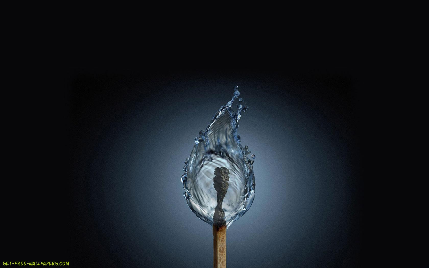 Water Flame Wallpaper