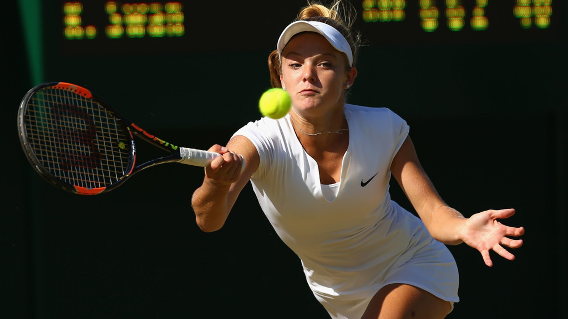 Katie Swan Tennis Tennis Rackets Women Wallpaper:1920x1080