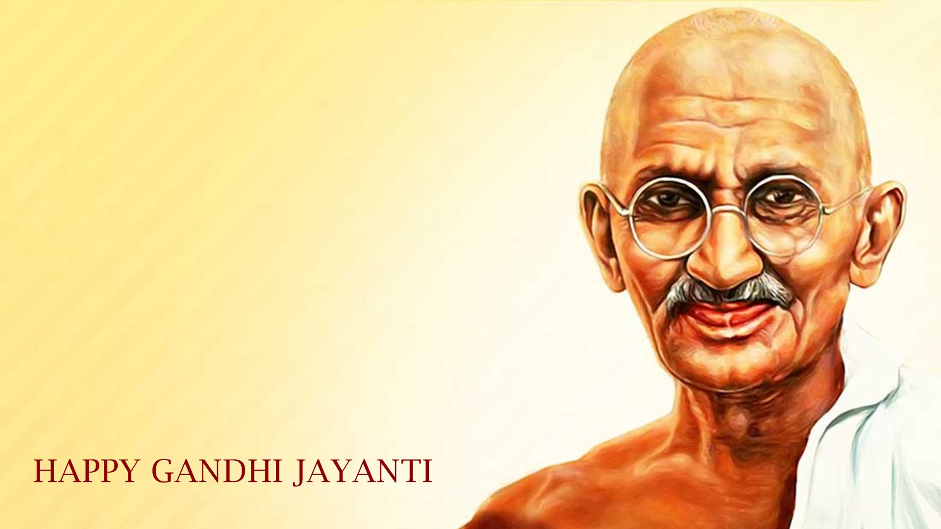 Happy Mahatma Gandhi Jayanti 2015 HD Wallpaper
