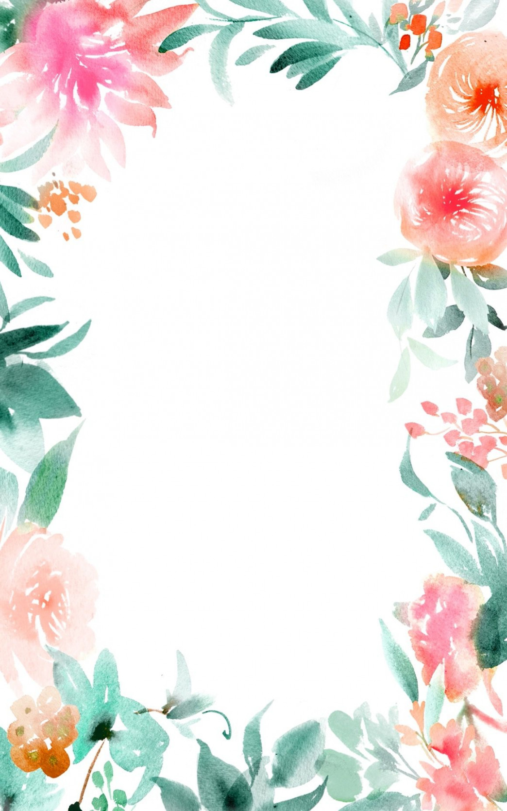 Beautiful Flower Wallpaper Floral Border Design