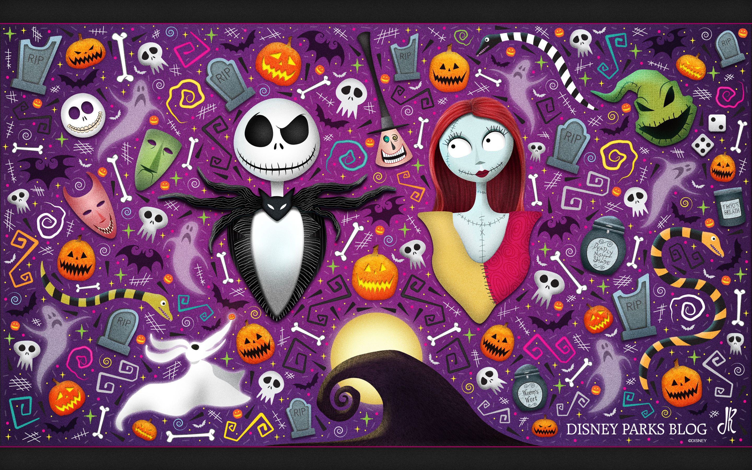 Disney Halloween Desktop Wallpaper