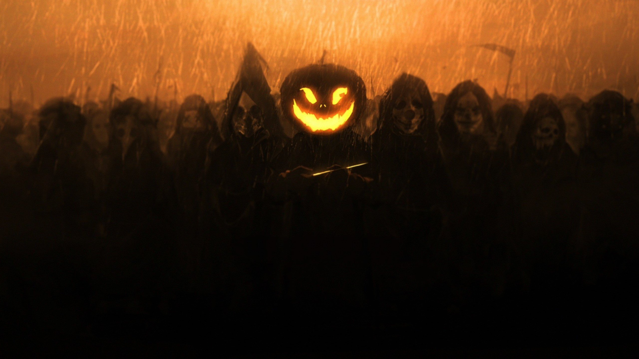 digital, spooky, Halloween. Mocah HD Wallpaper