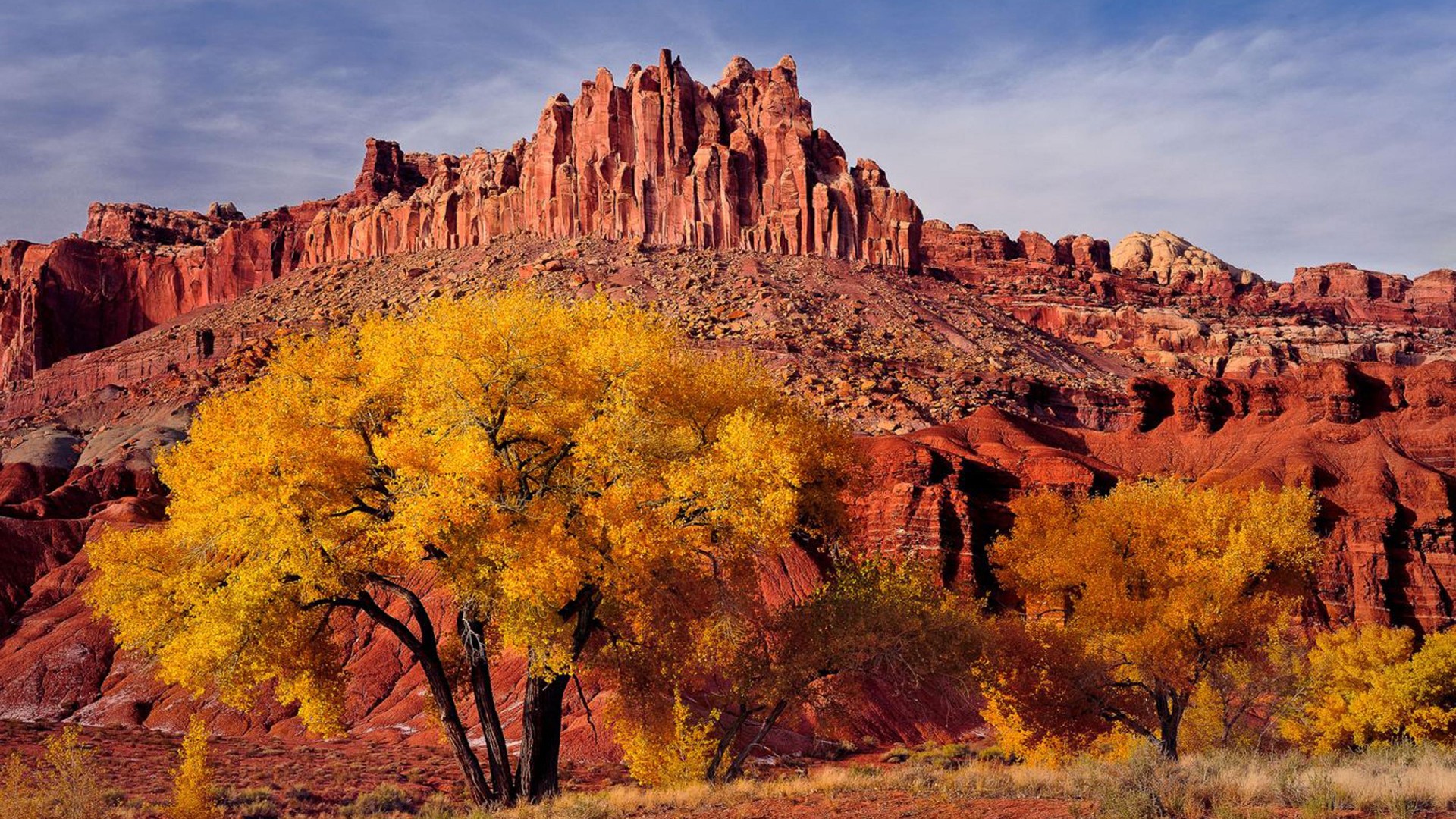 Autumn Landscape National Park In Utah. (caters) Usa Desktop HD Wallpaper, Wallpaper13.com
