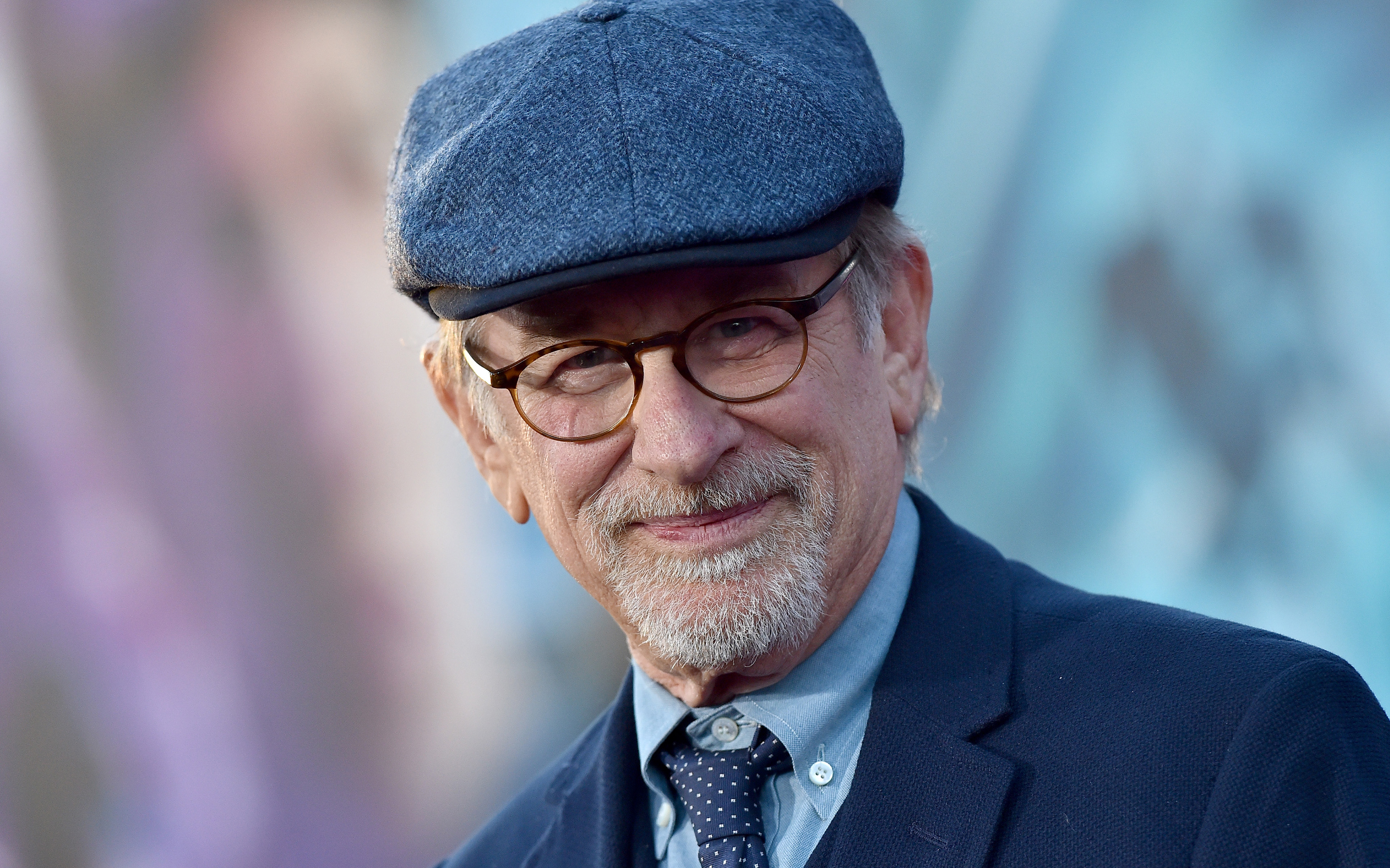 Download wallpaper Steven Spielberg, 4k, American film director, portrait, Hollywood for desktop with resolution 3840x2400. High Quality HD picture wallpaper