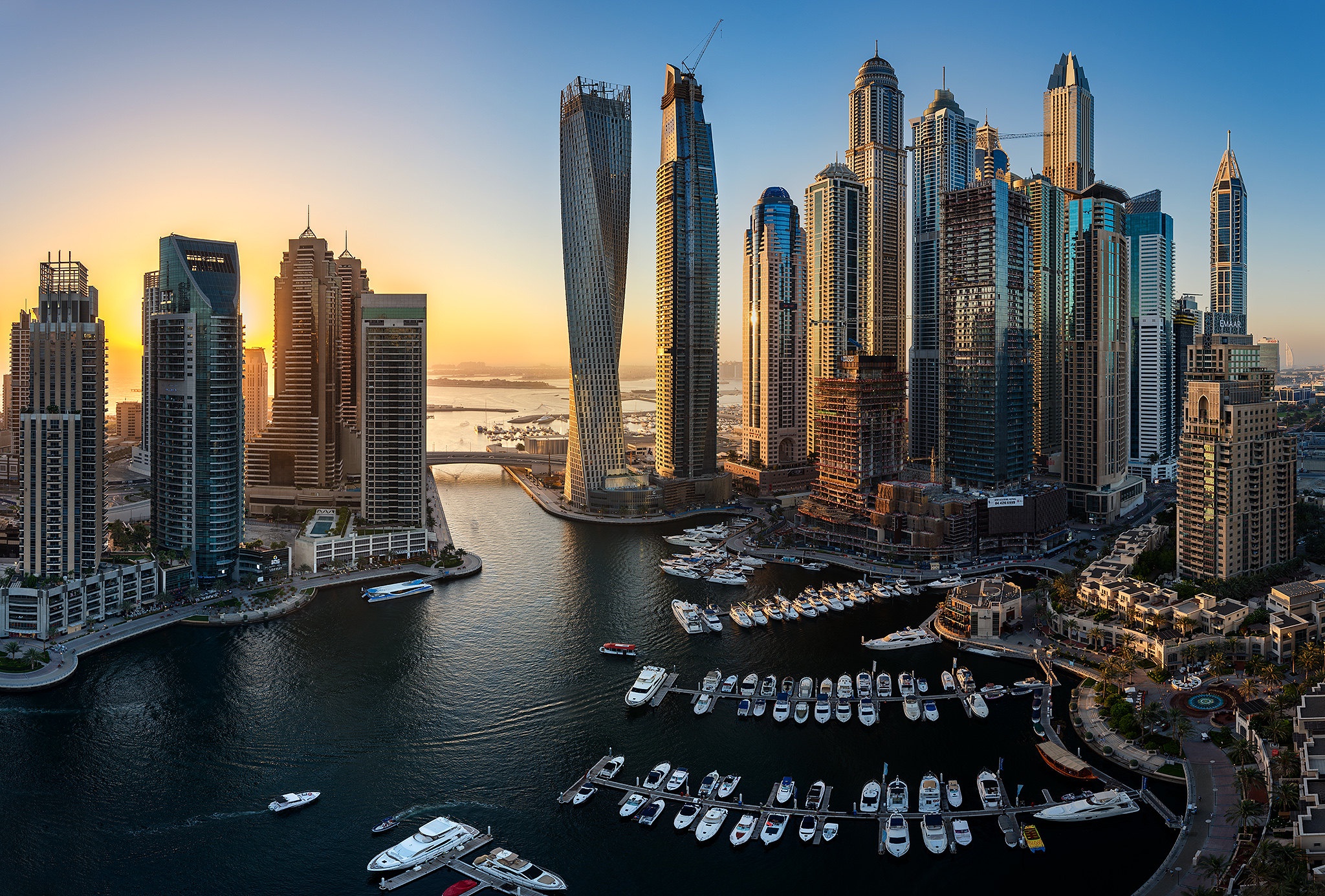 Wallpaper, Dubai, skyline, city, cityscape 2048x1385