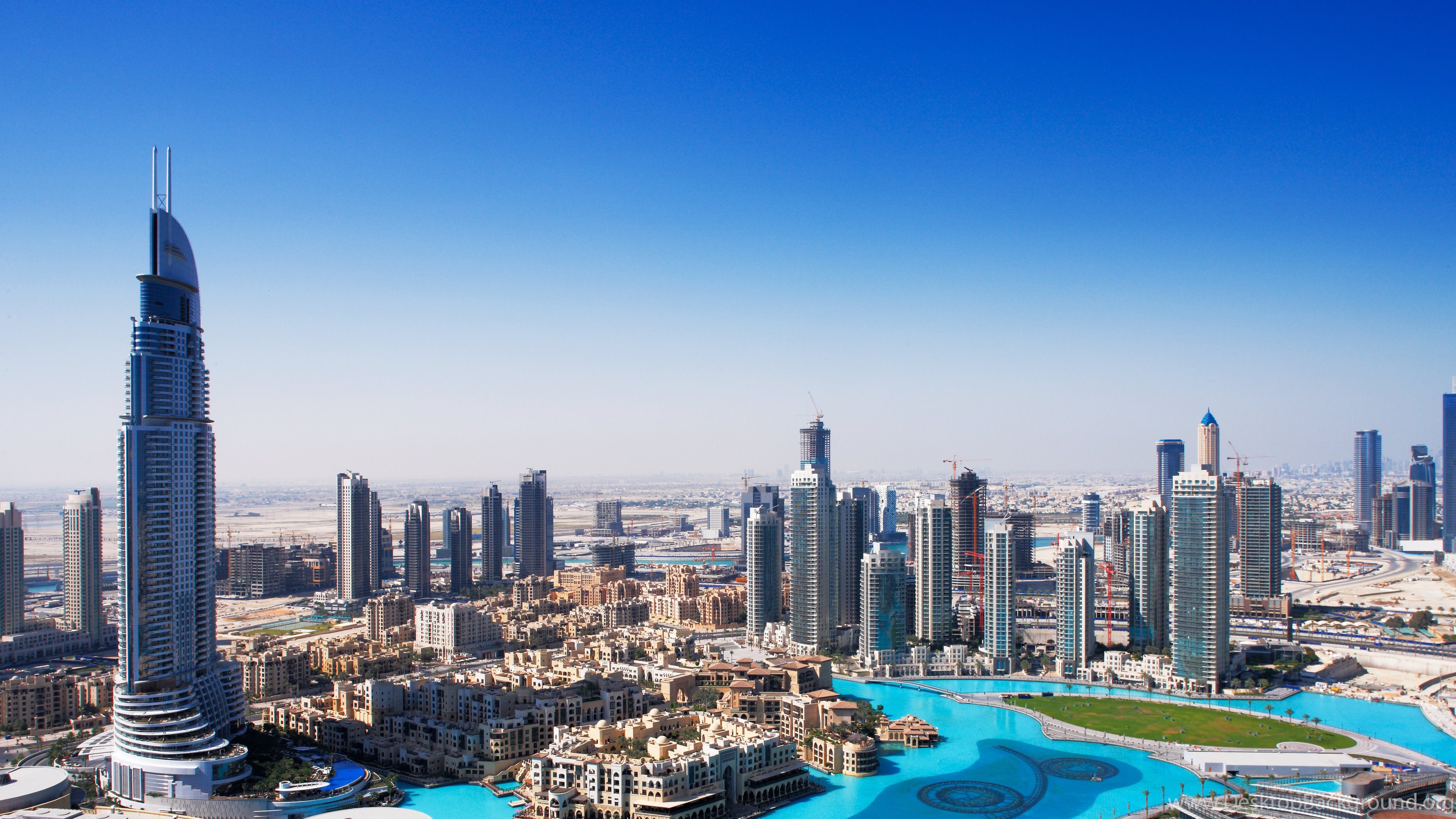 Dubai Skyline 4K Ultra HD Wallpaper Desktop Background