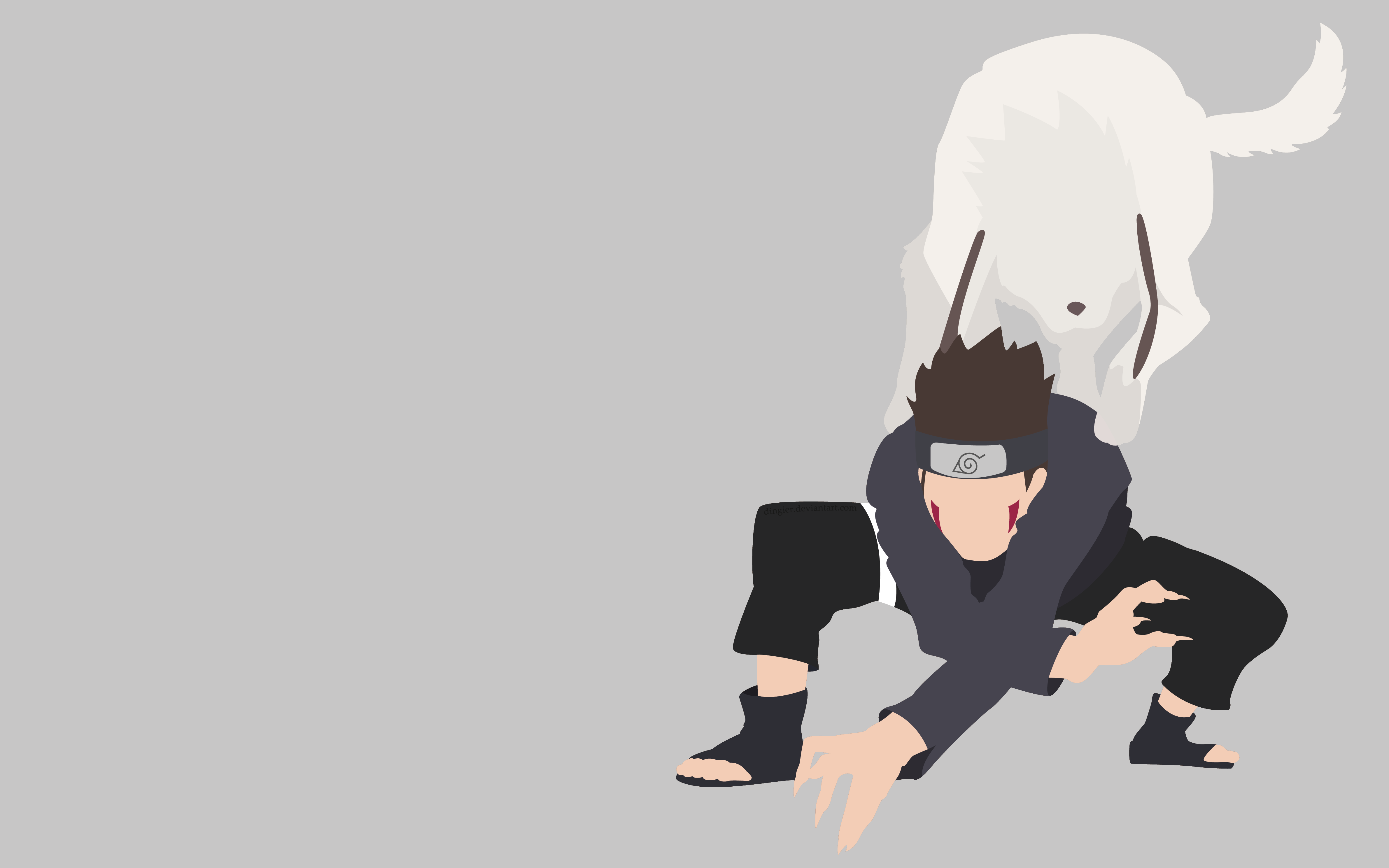 Kiba Inuzuka, Akamaru (Naruto) wallpaper