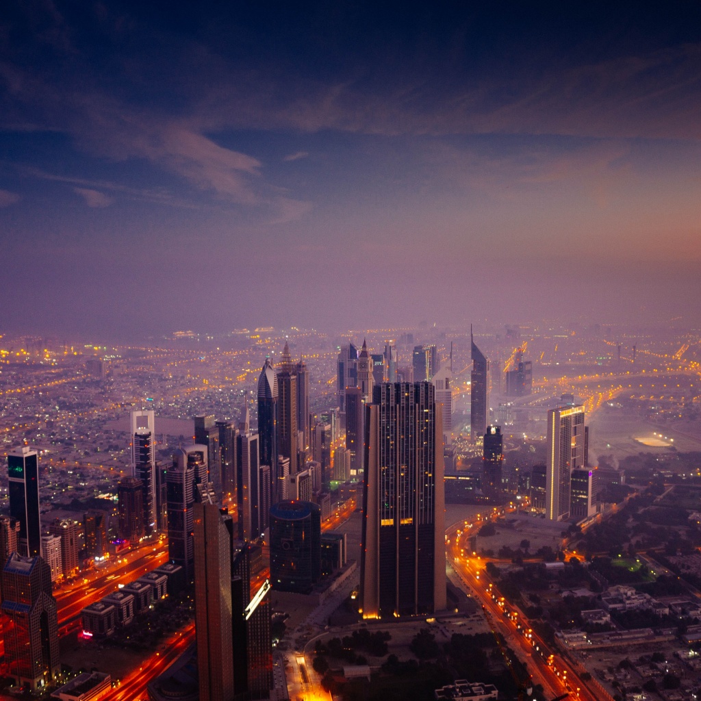 Dubai City Skyline Wallpaper 4K, Cityscape, Aerial view, Skyscrapers, World