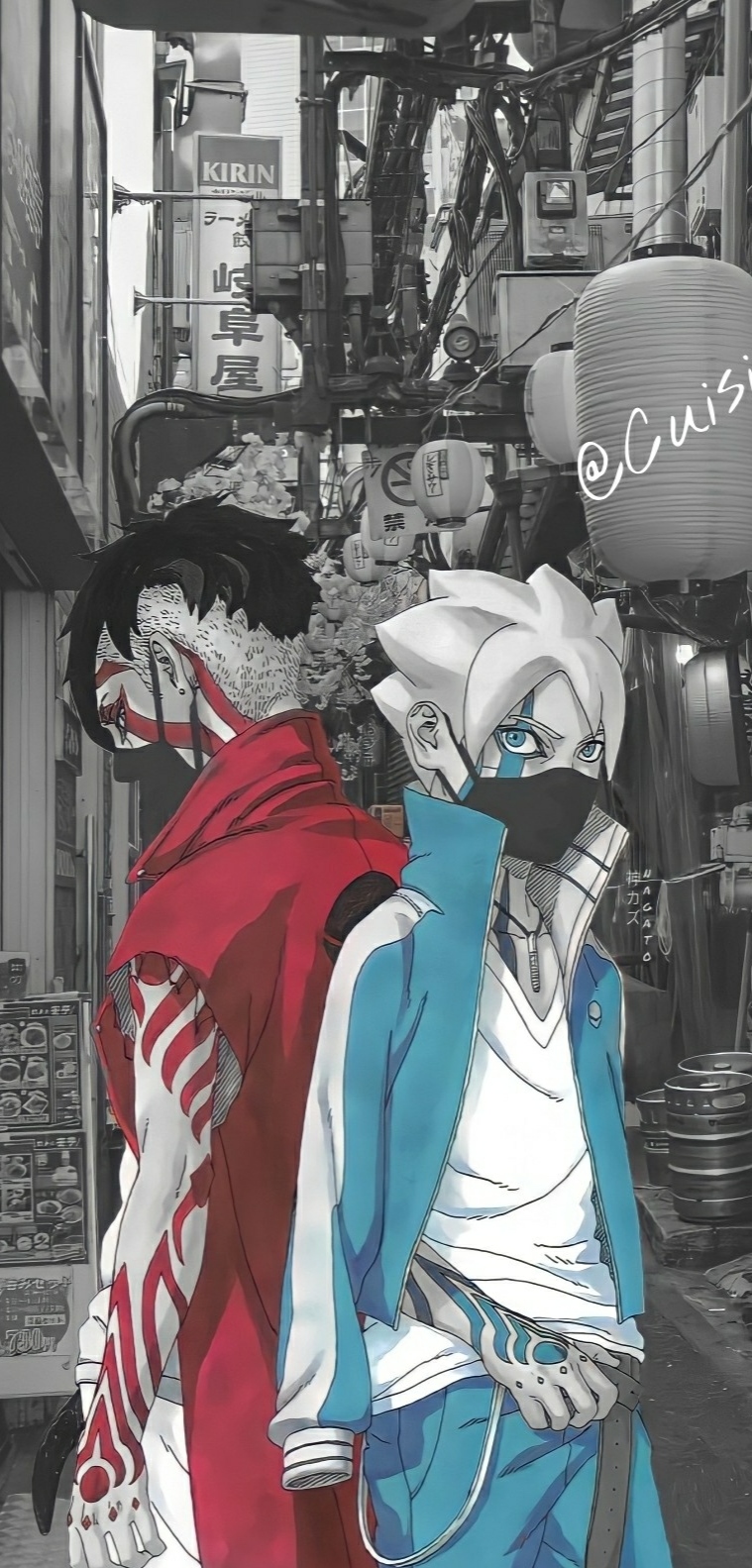 Boruto and kawaki wallpaper. I didn't make it