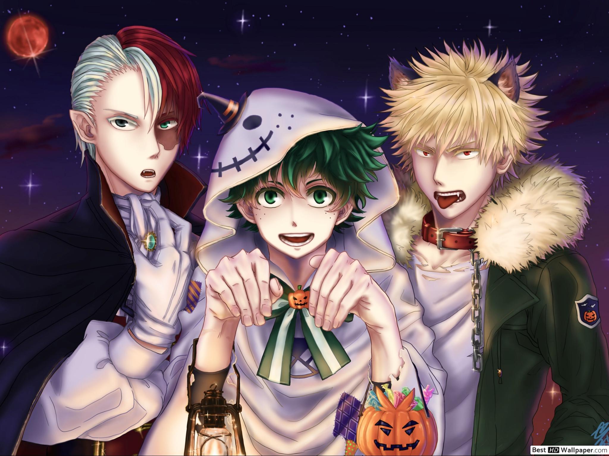 Halloween Deku Wallpaper