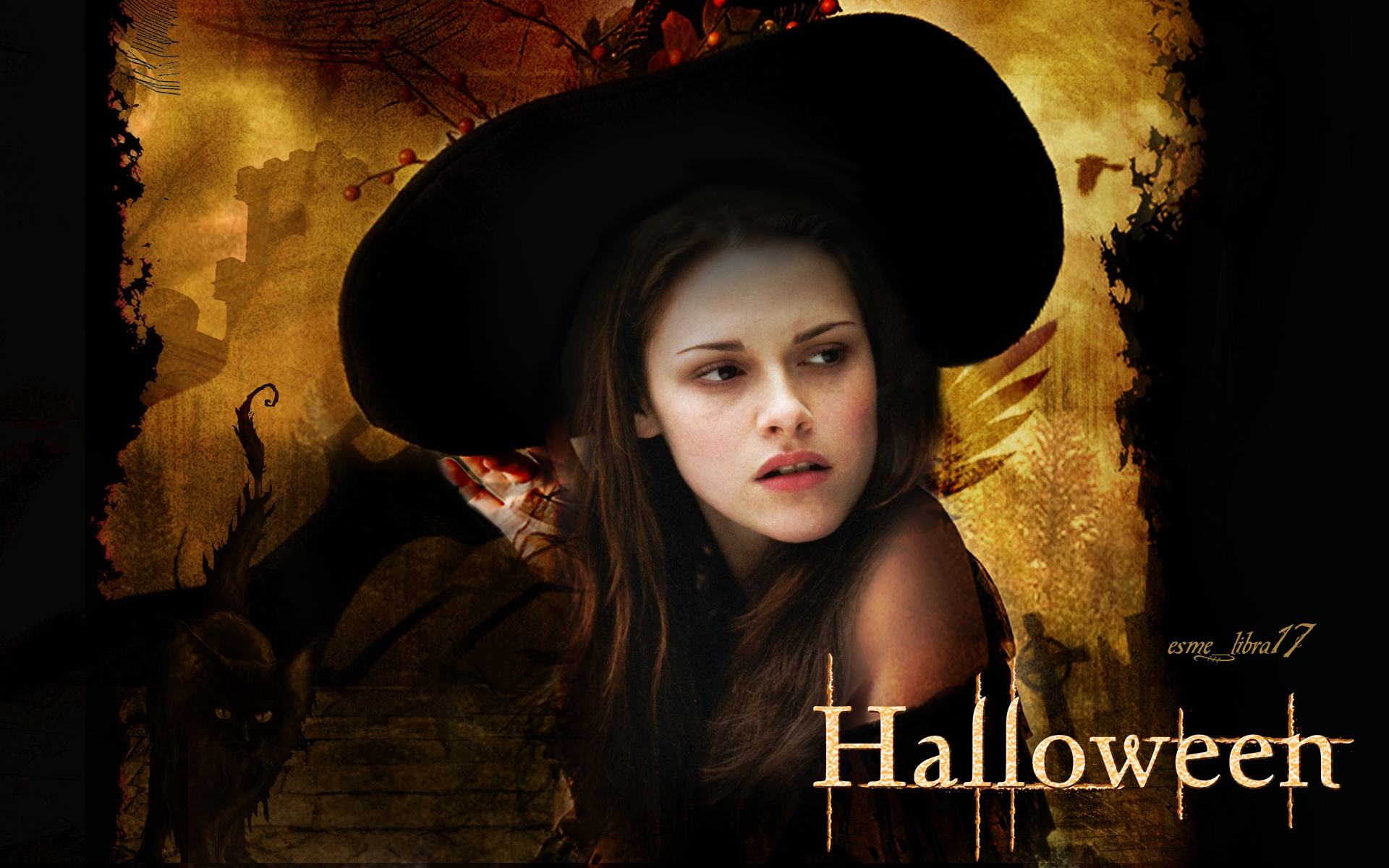 Twilight, wallpaper, series, halloween, image, photo, happy