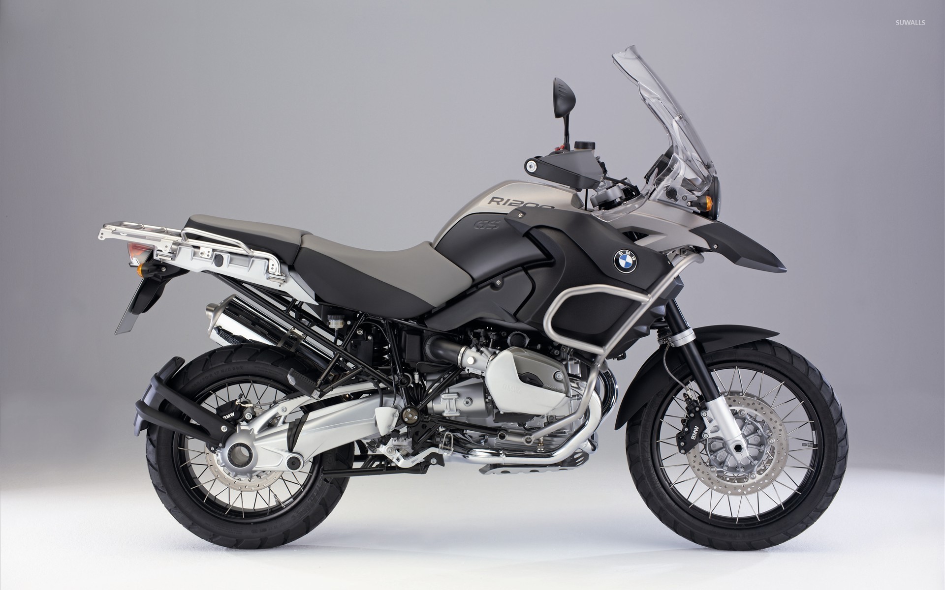 Side view of a BMW R1200GS wallpaper wallpaper