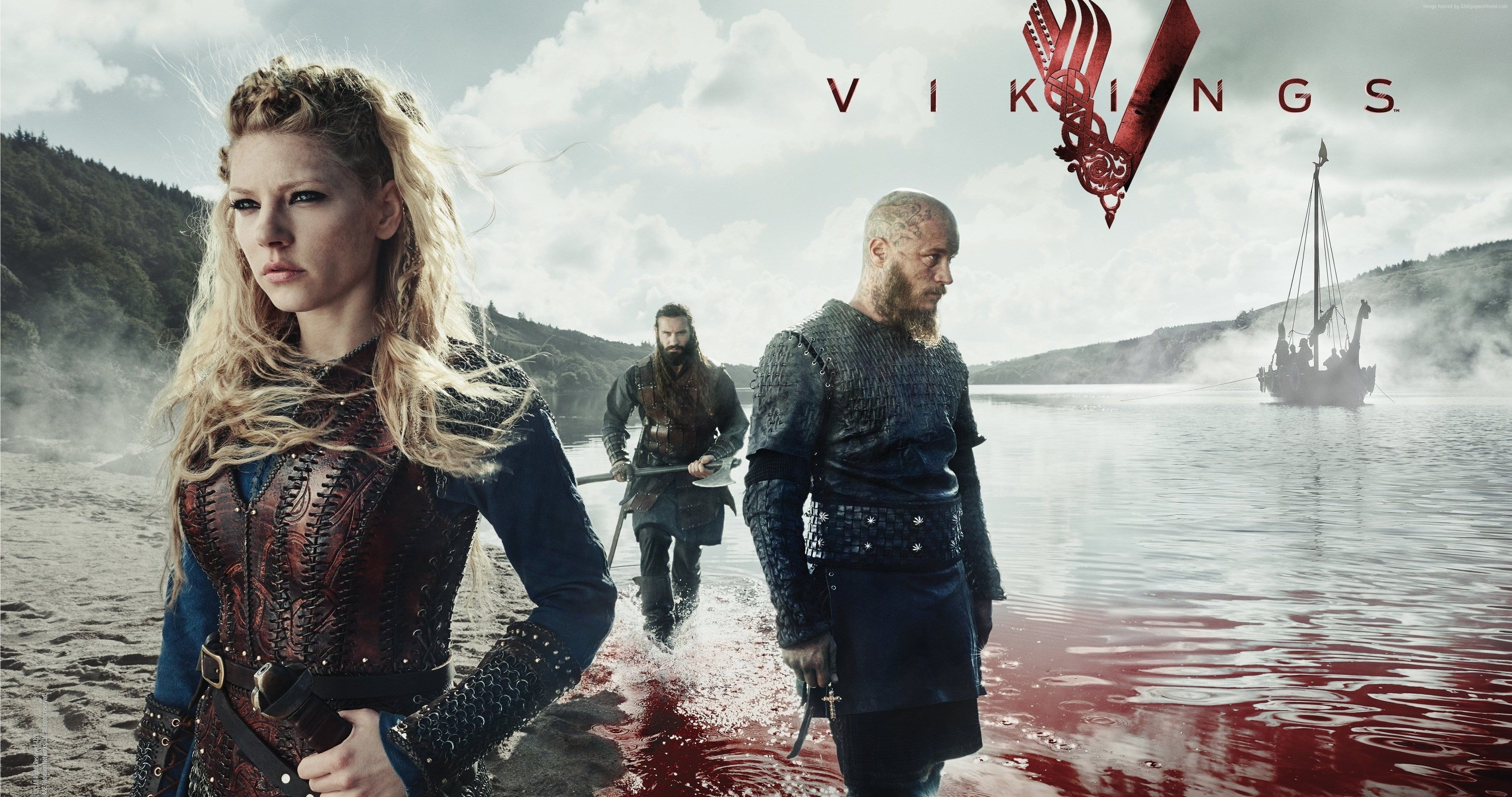 4K season 5 Katheryn Winnick #Vikings Travis Fimmel K #wallpaper #hdwallpaper #desktop. Viking wallpaper, Katheryn winnick vikings, Wallpaper picture