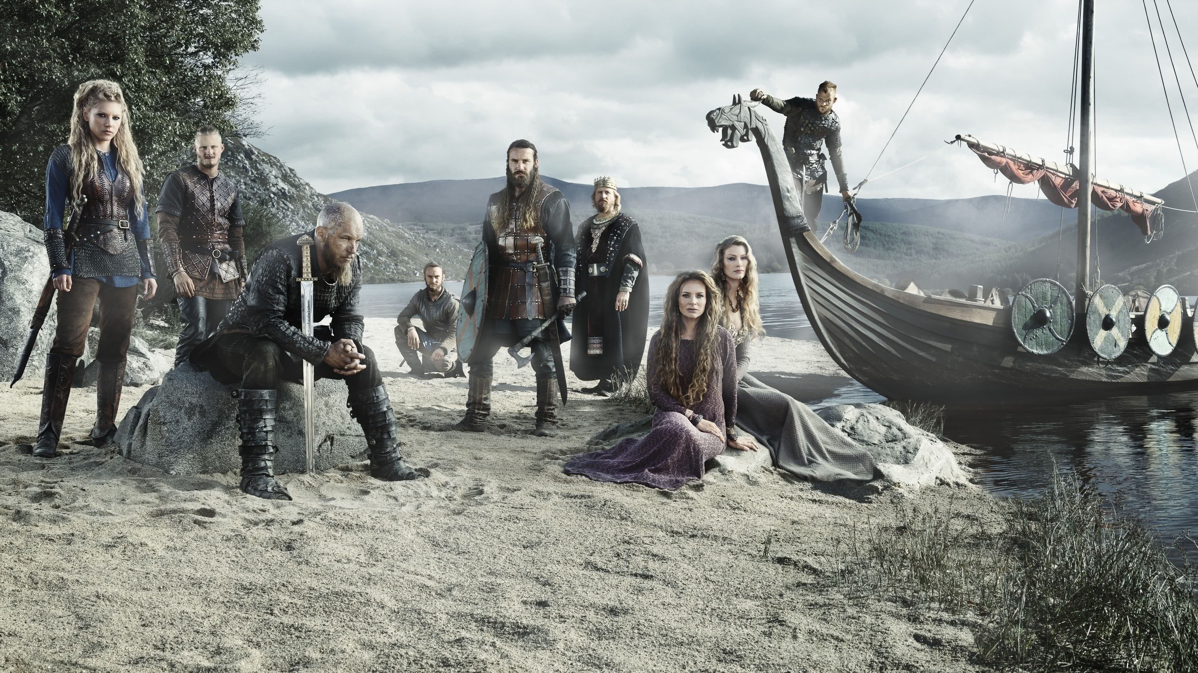 Vikings Characters UHD 4K Wallpaper
