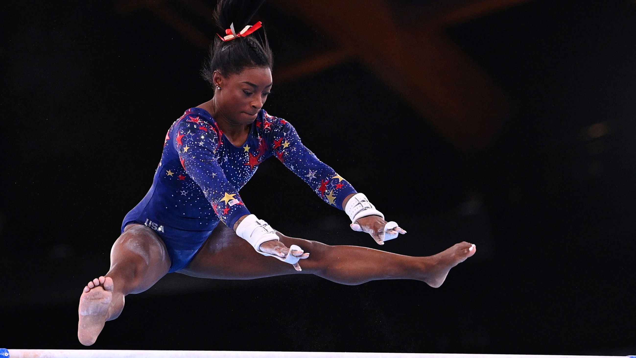 Biles remains on track for six golds at Tokyo Games