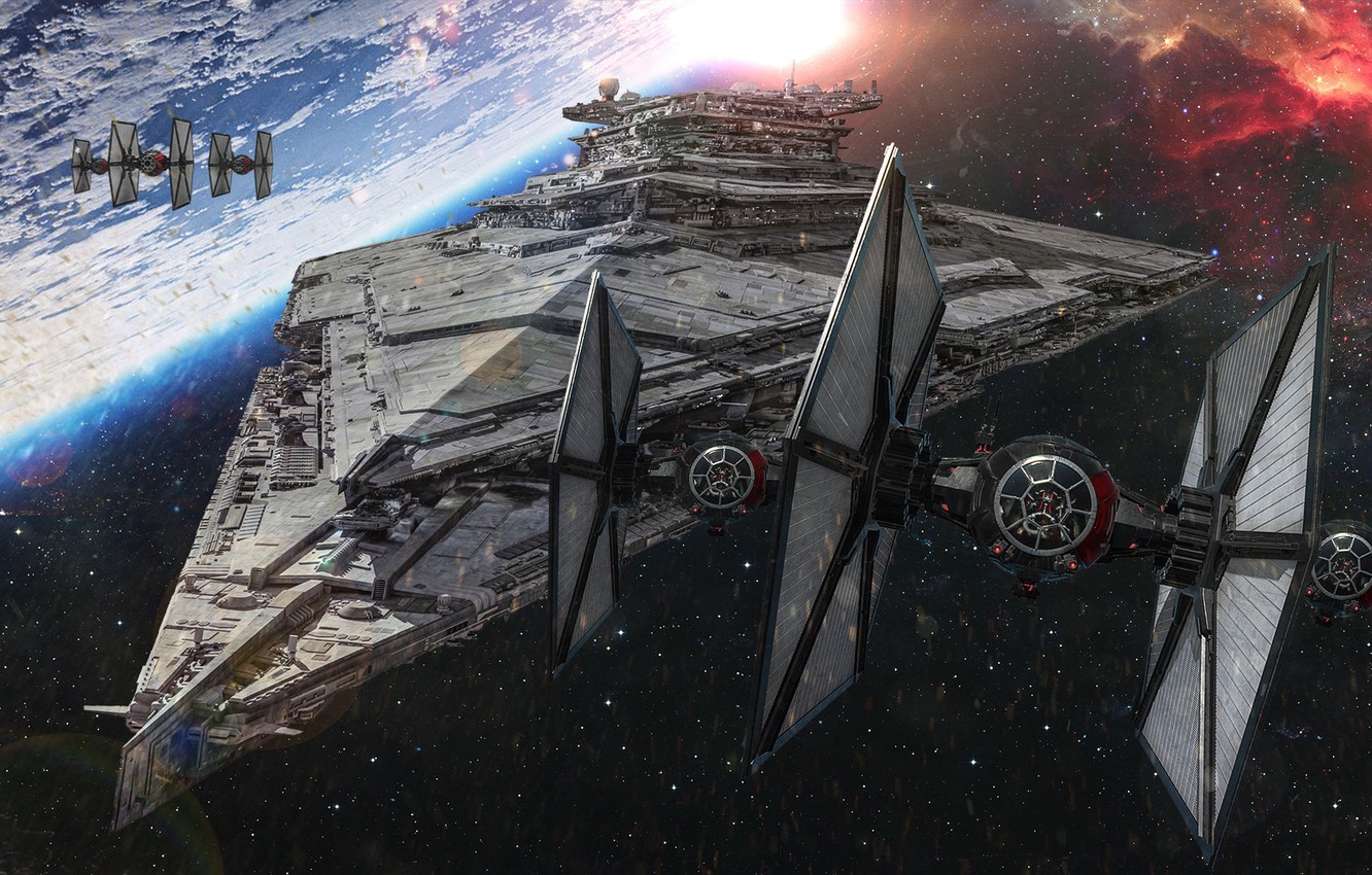 Wallpaper space, stars, Star Wars, Star wars, Star Destroyer, Imperial star destroyer image for desktop, section фантастика