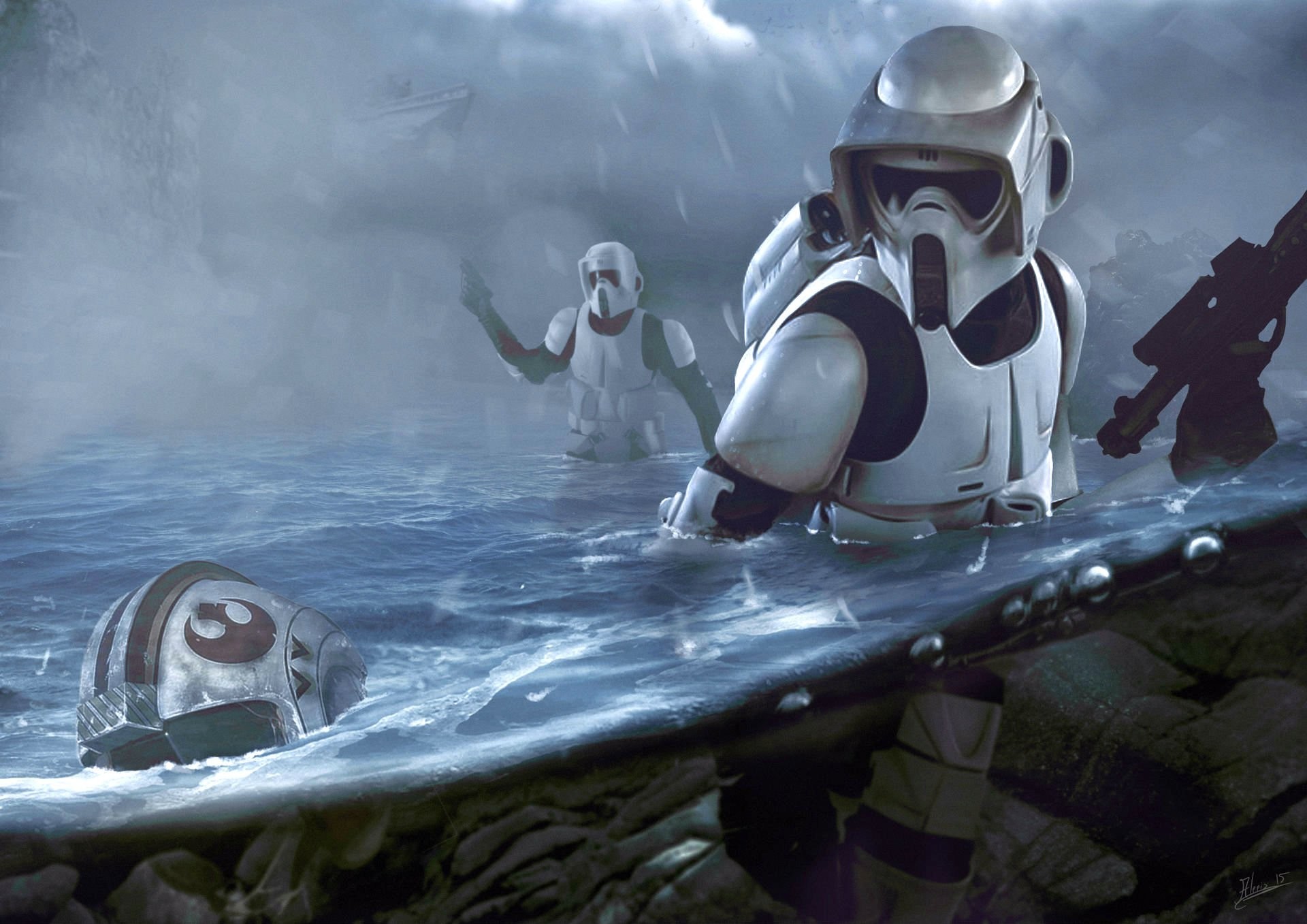 Rogue One Star Wars Story Disney Futuristic Sci Fi Star Wars Art HD Wallpaper